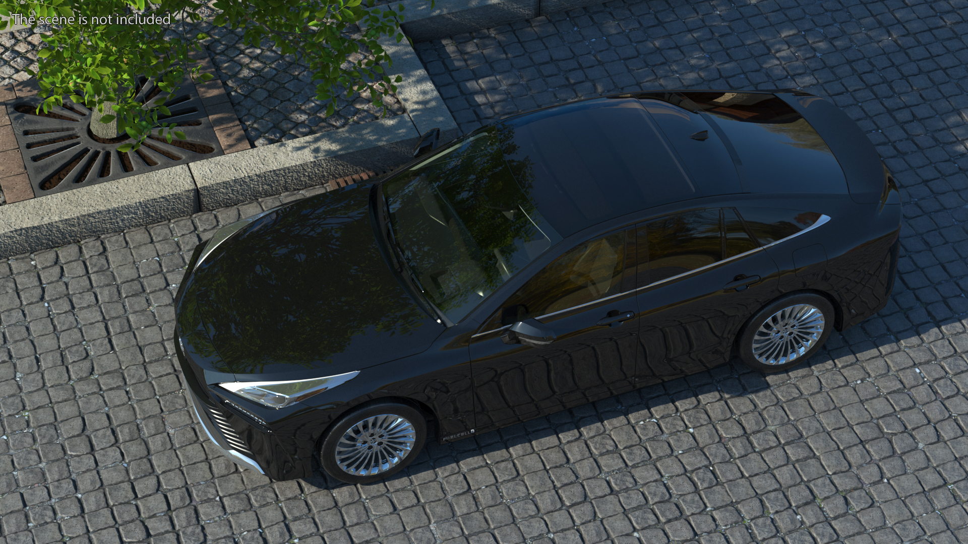 3D Toyota Mirai 2022 Simple Interior model