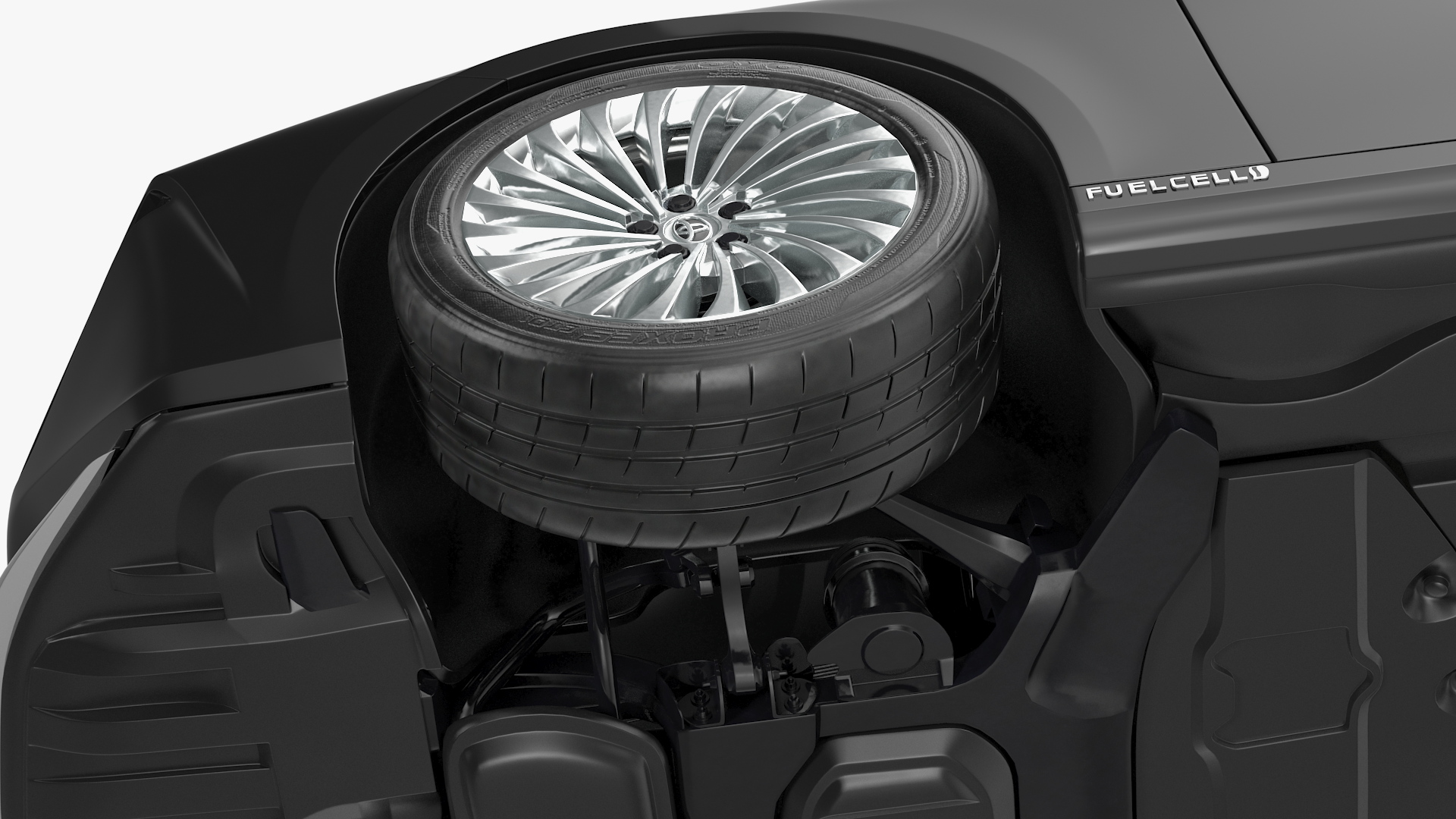 3D Toyota Mirai 2022 Simple Interior model