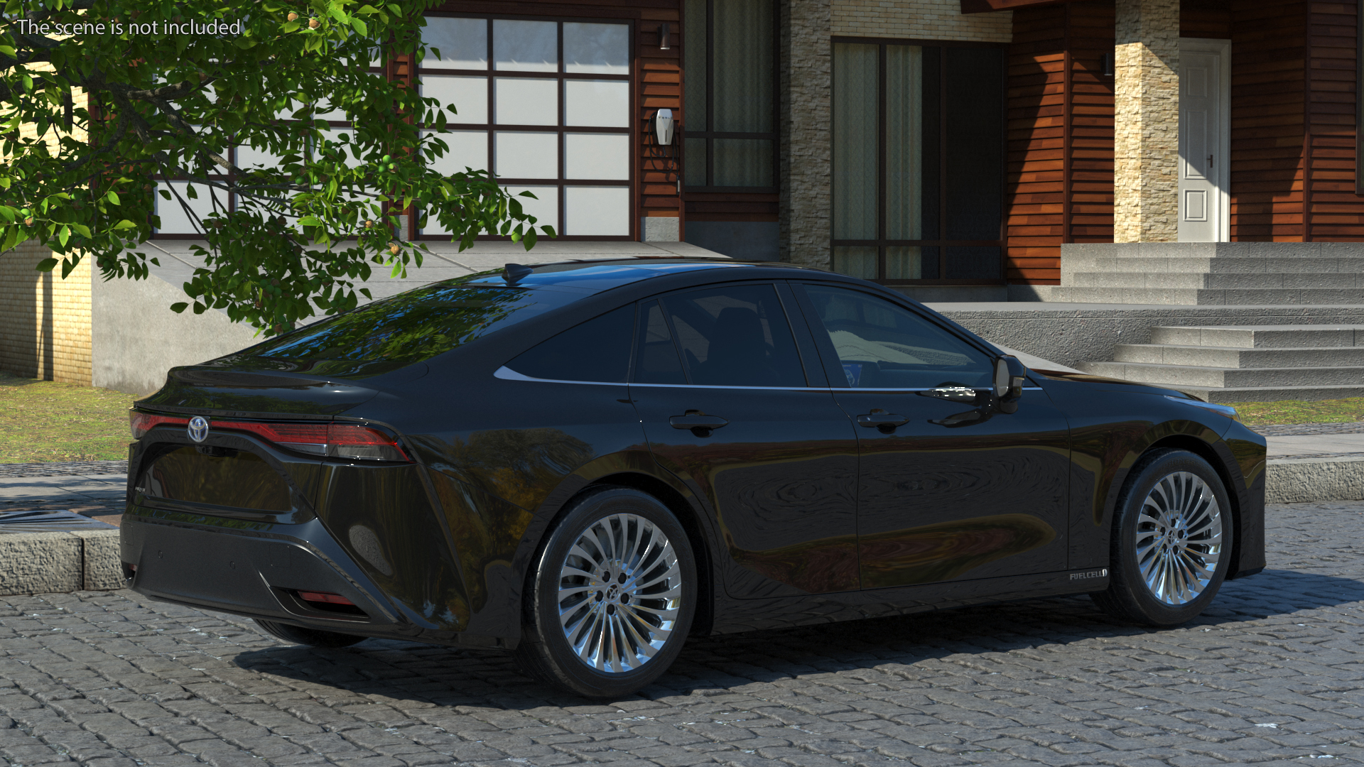3D Toyota Mirai 2022 Simple Interior model