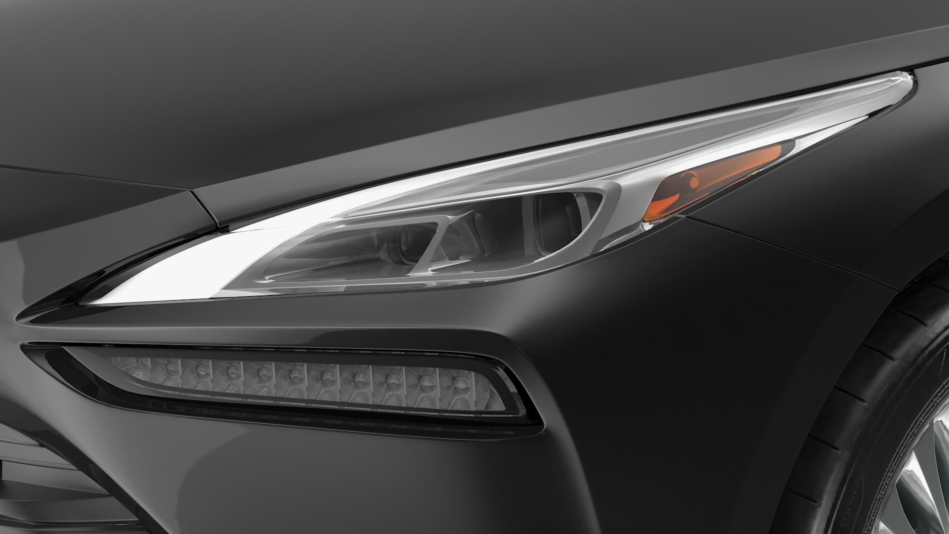 3D Toyota Mirai 2022 Simple Interior model