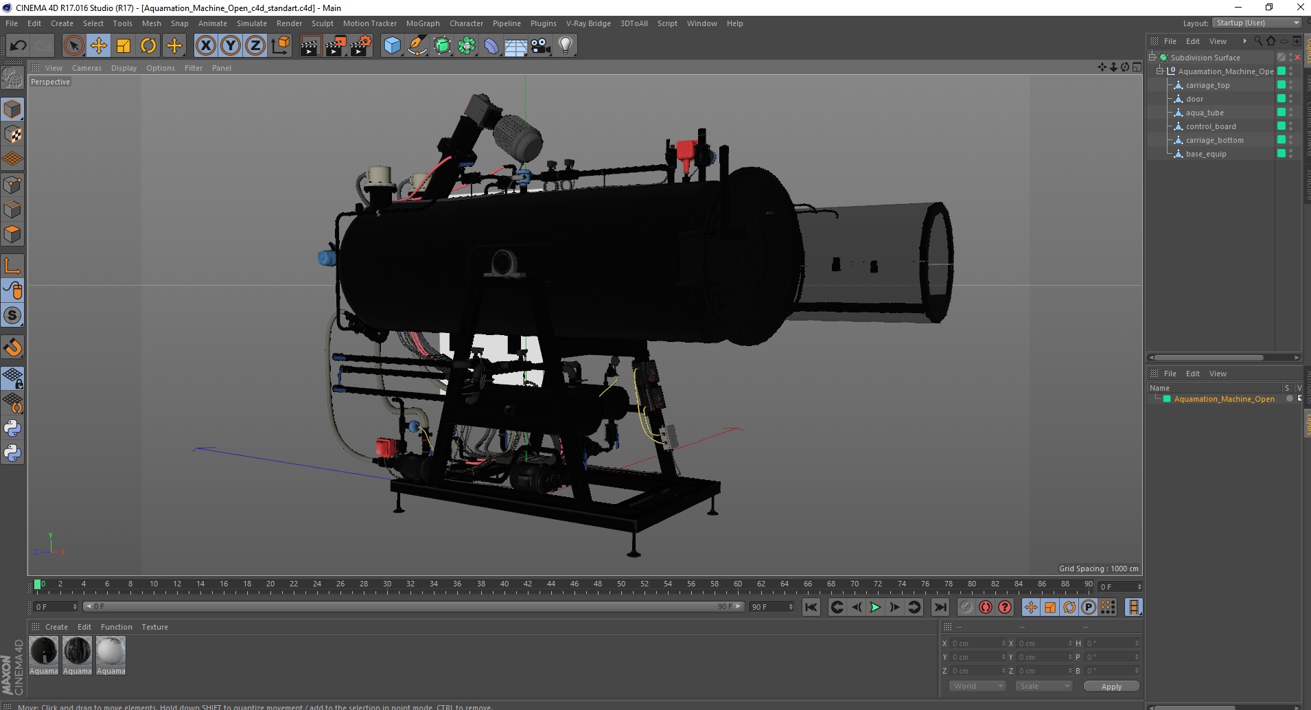3D Aquamation Machine Open model
