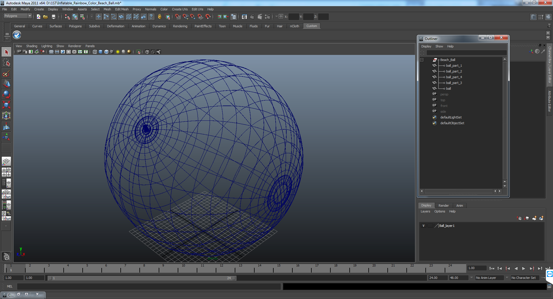 3D model Beach Ball