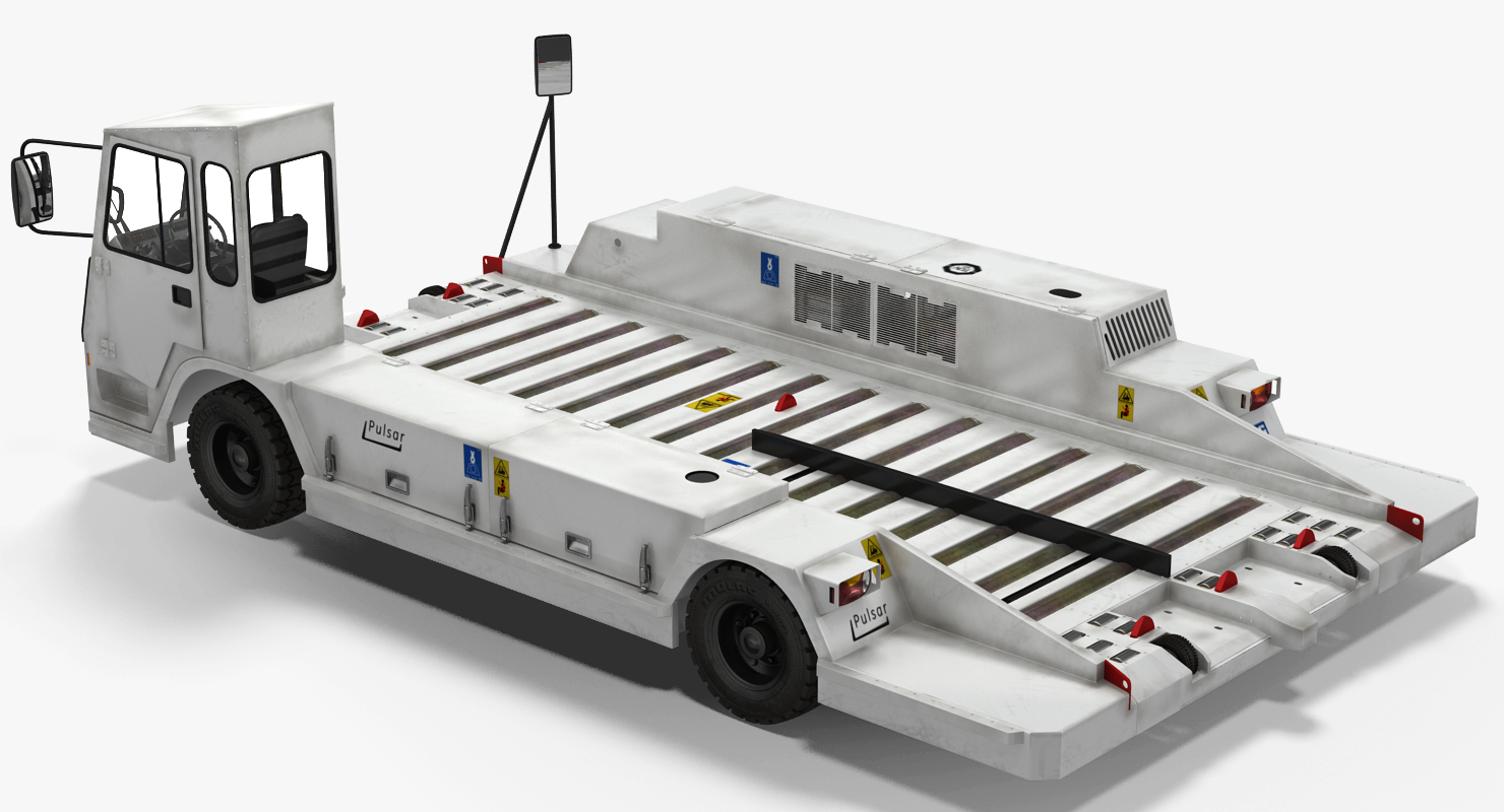 Container Pallet Transporter Pulsar 7 Rigged 3D model