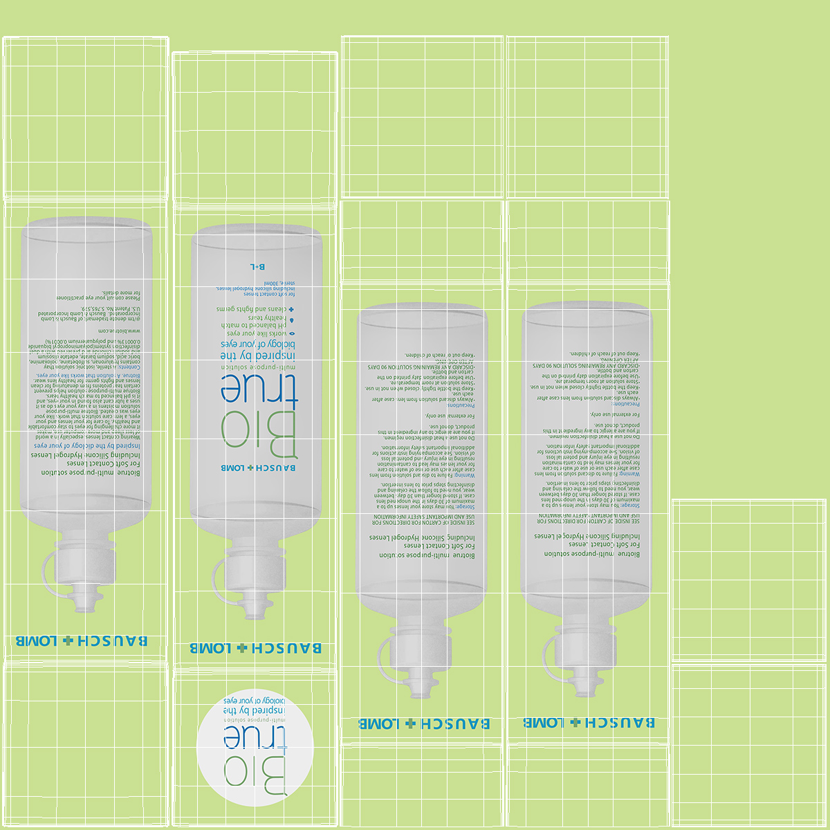 Contact Lens Fluid Packaging Bio True 3D
