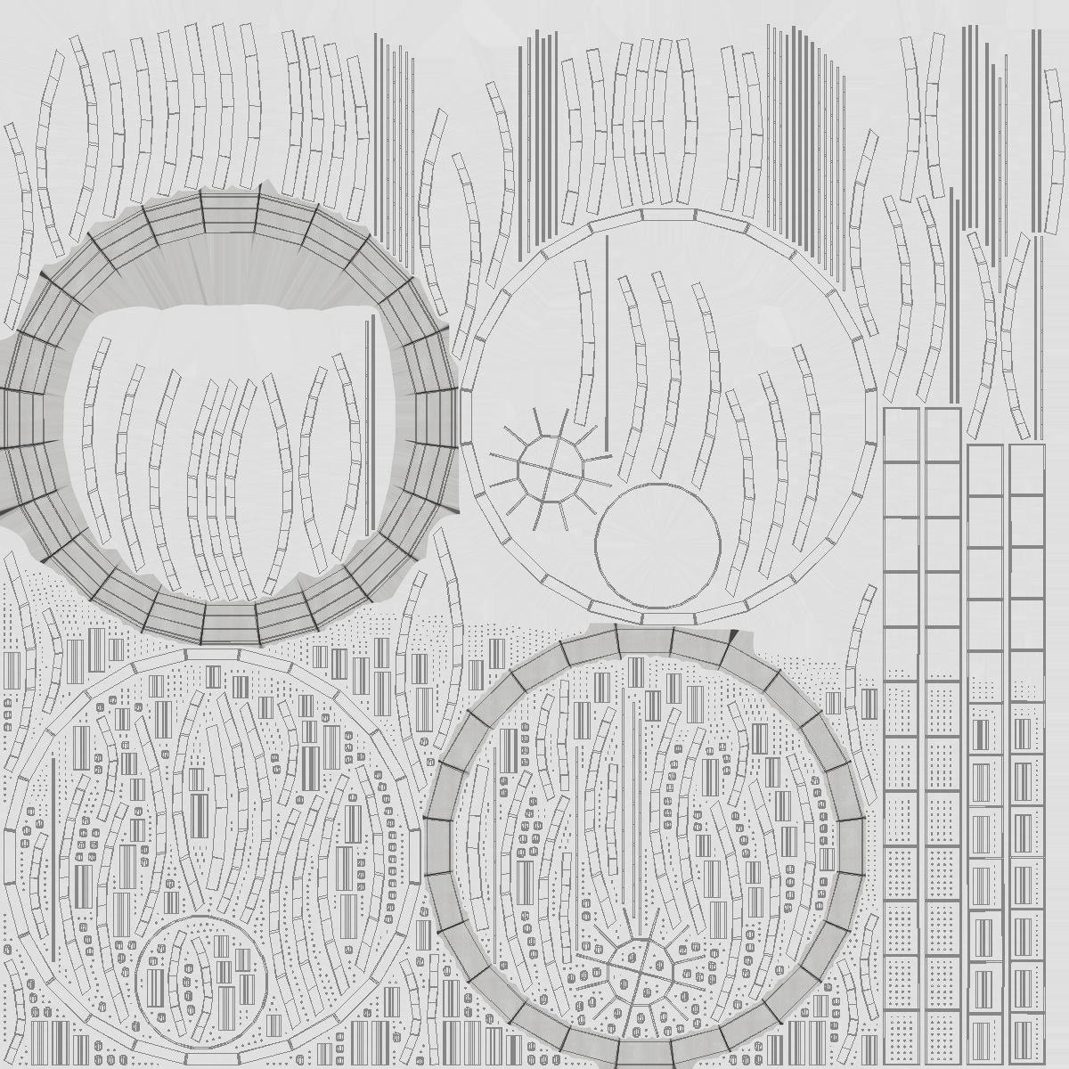 3D model Steel Dome Structure