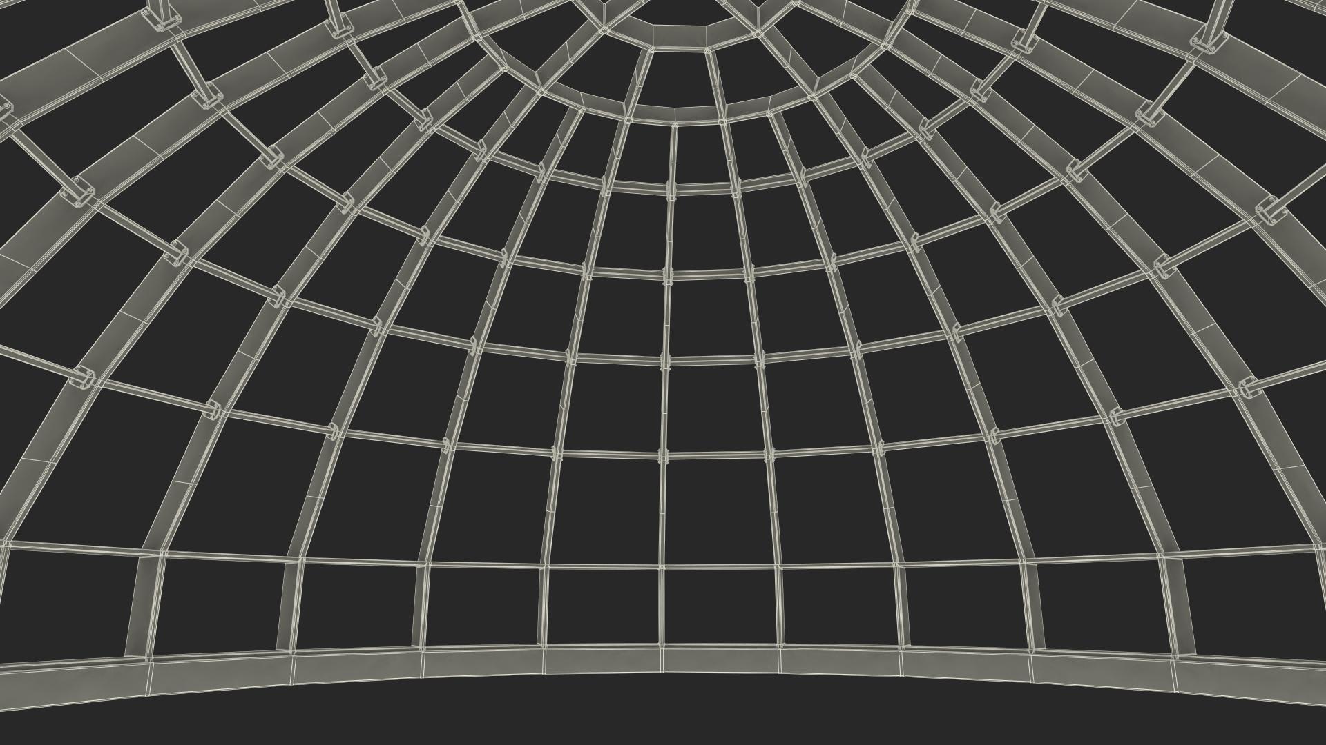 3D model Steel Dome Structure