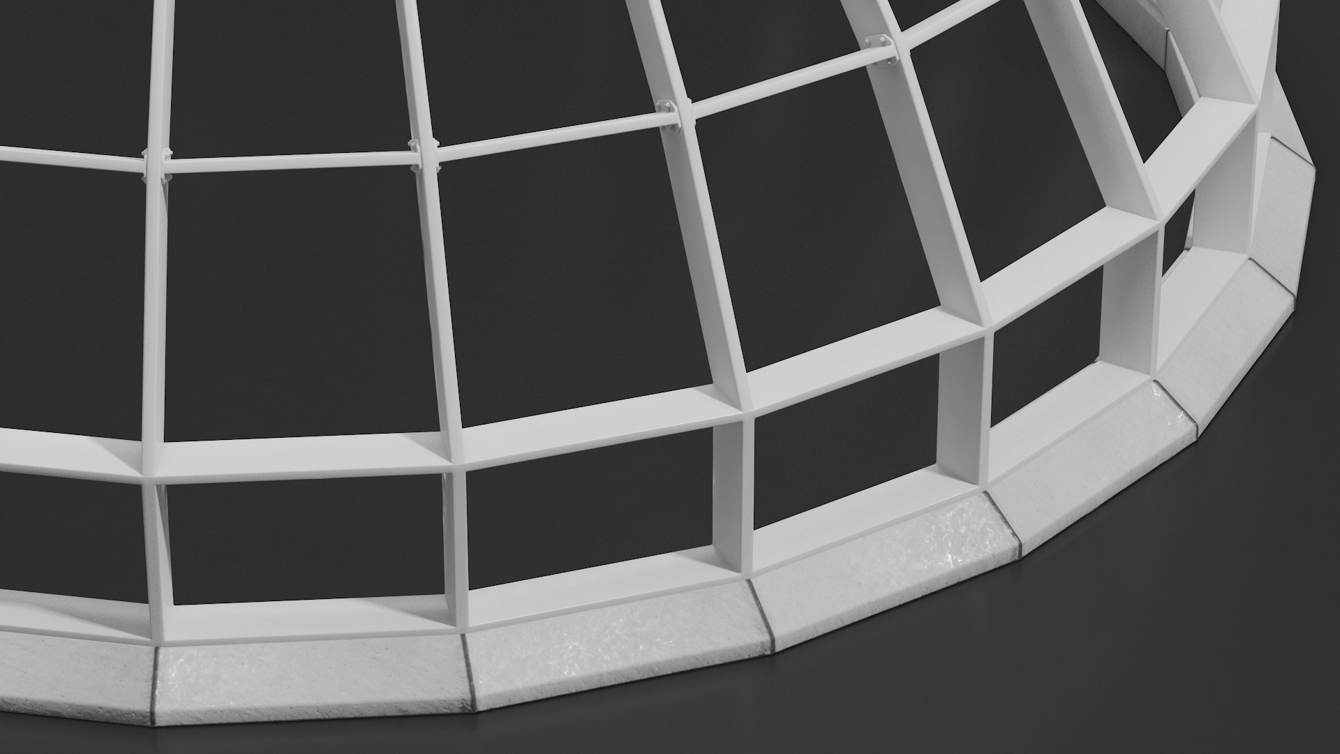3D model Steel Dome Structure