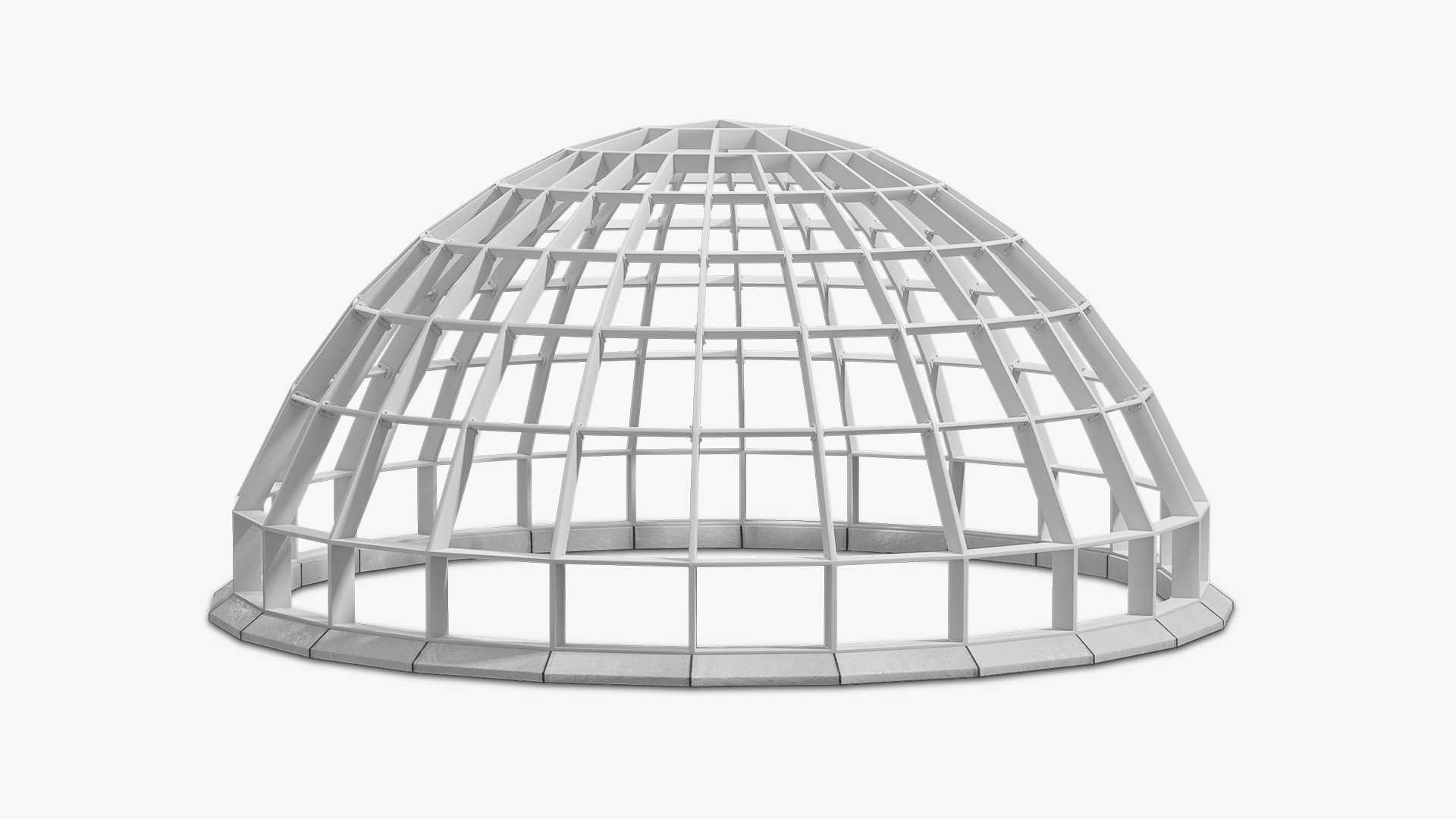 3D model Steel Dome Structure
