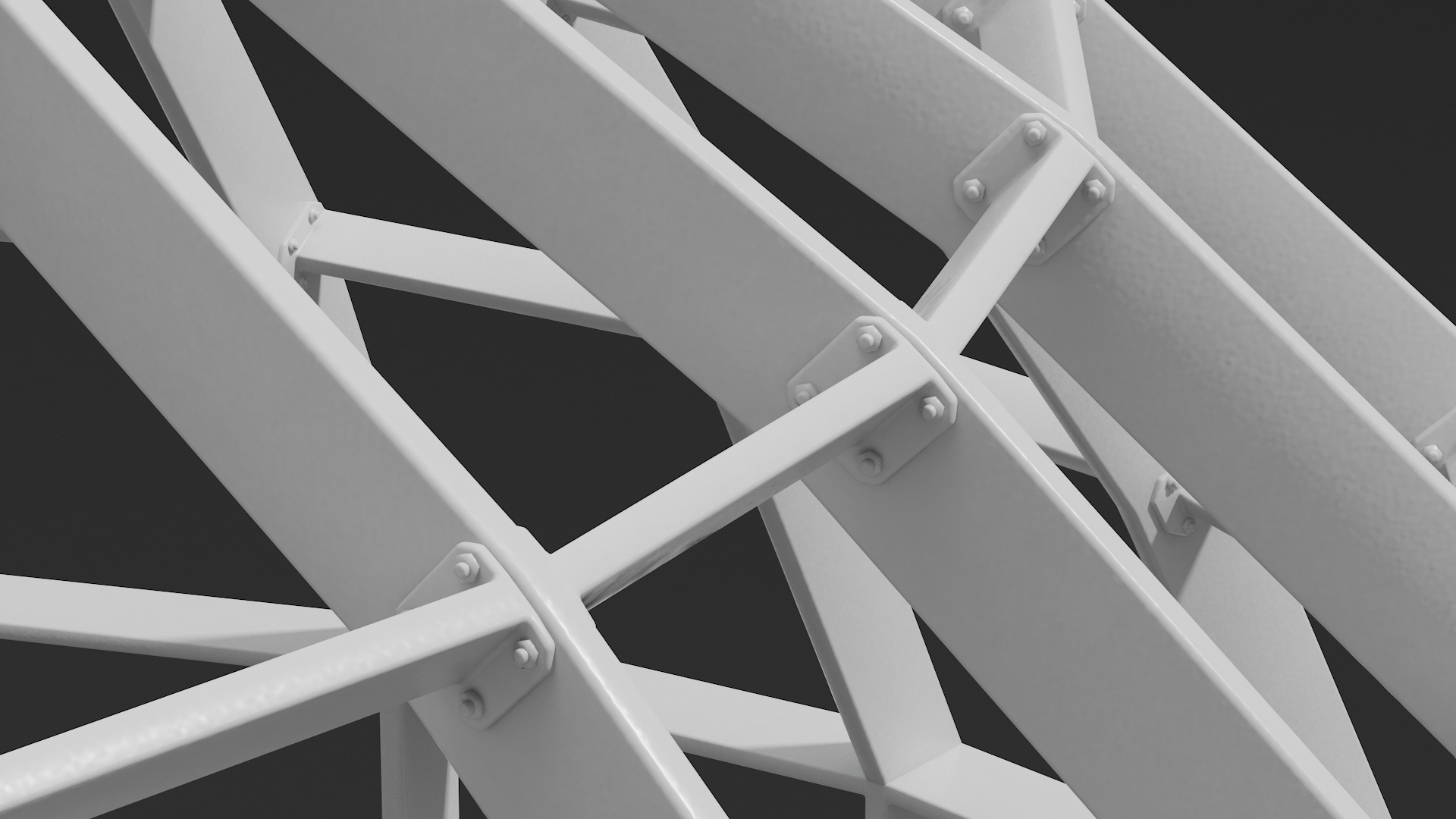 3D model Steel Dome Structure
