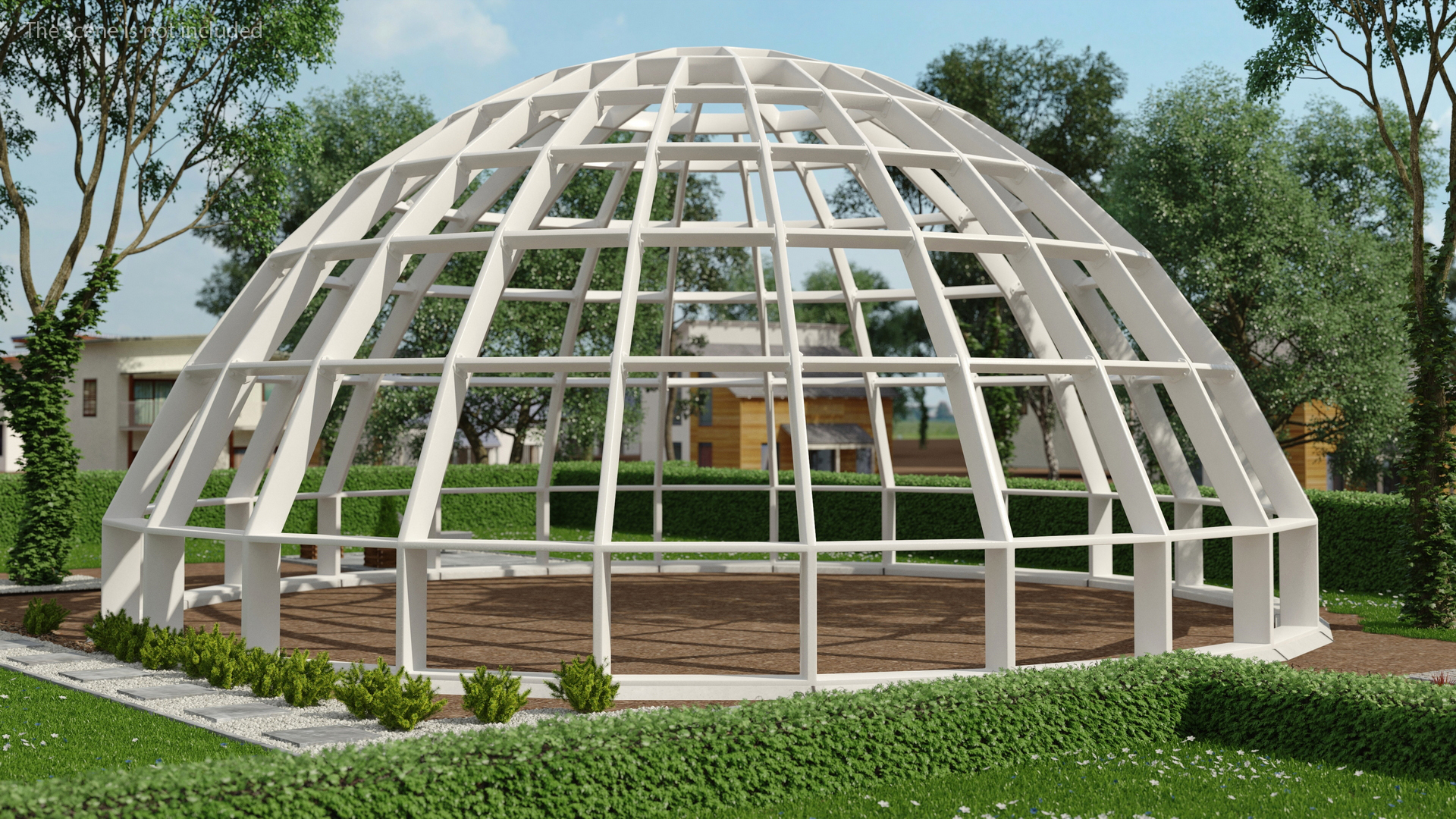 3D model Steel Dome Structure
