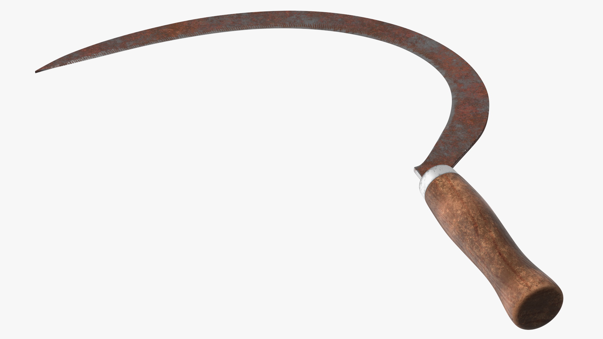 Sickle Rusty 3D