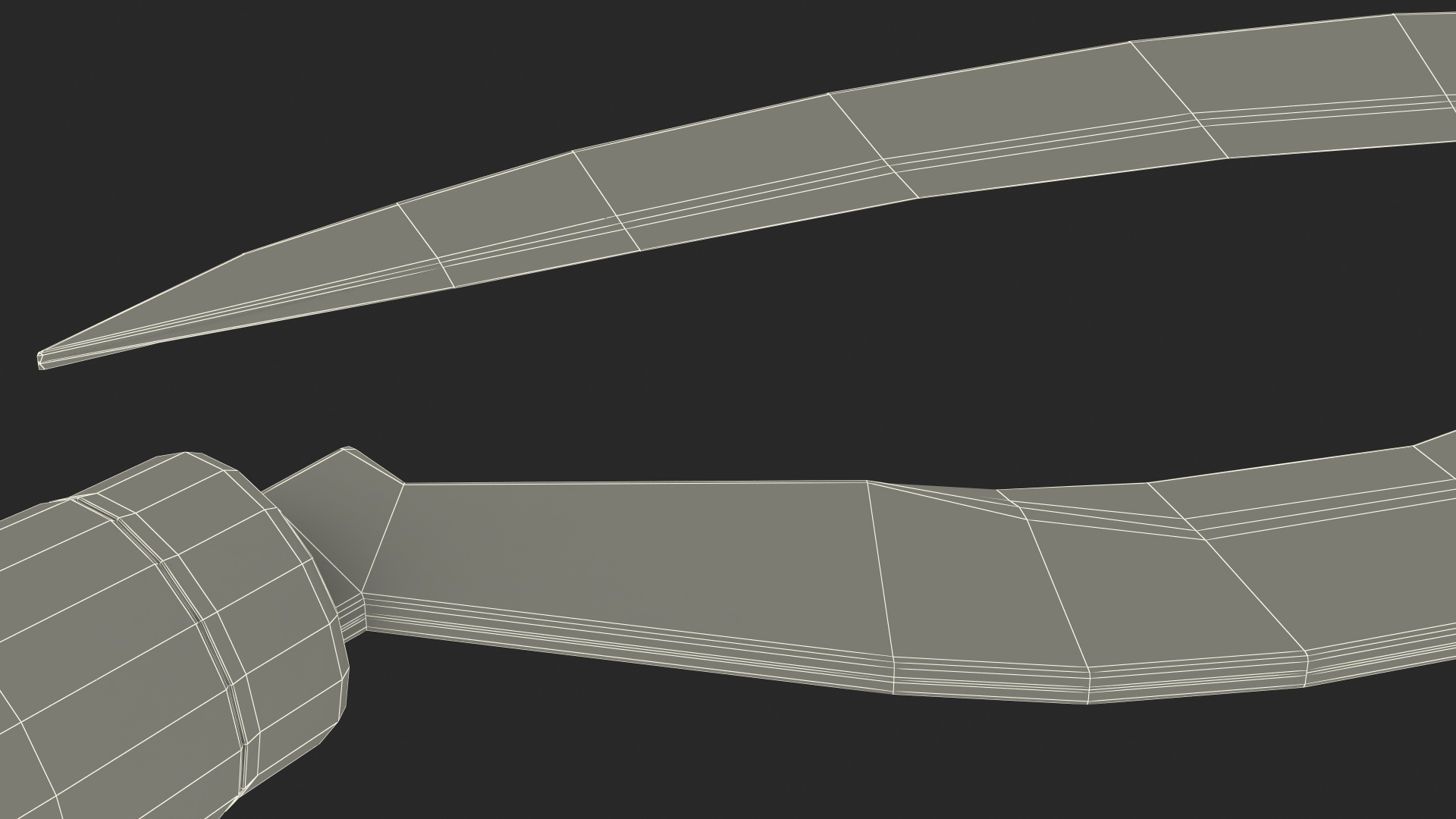 Sickle Rusty 3D