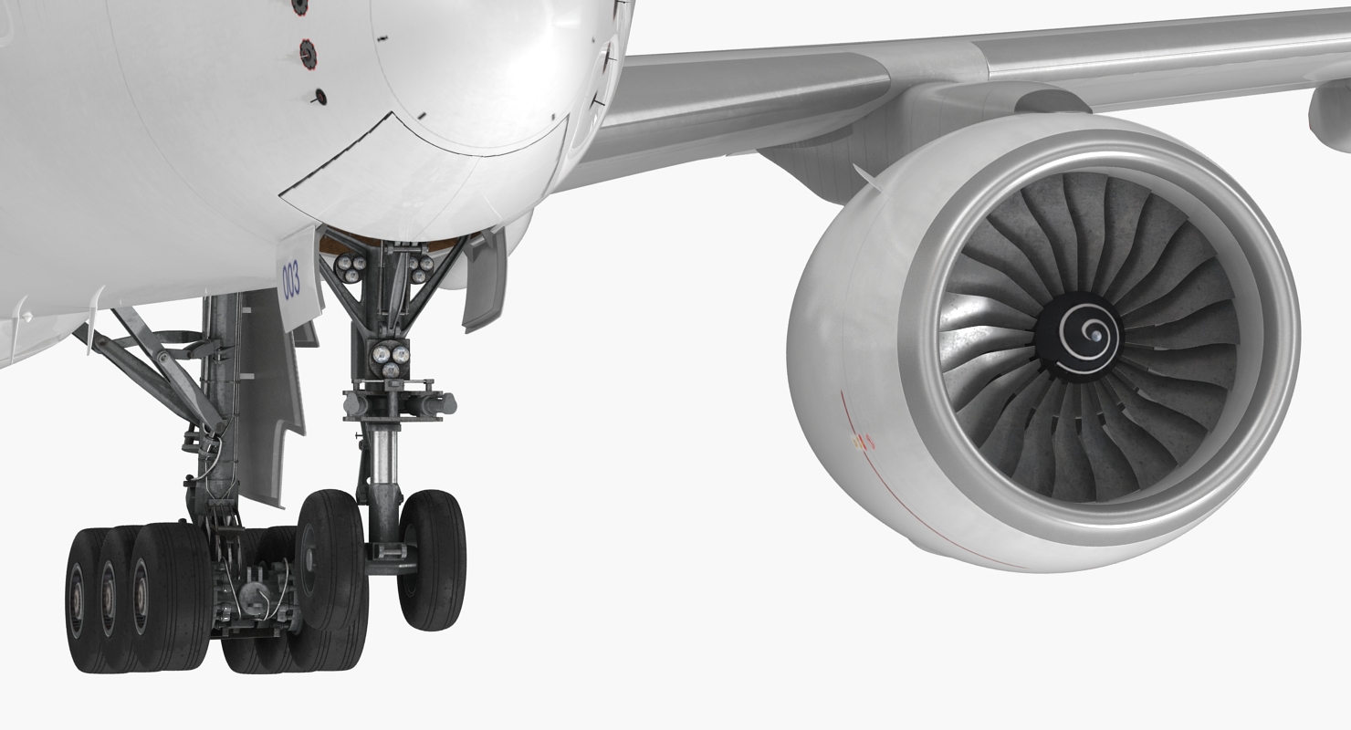 Airbus A350 1000 Emirates Air Line 3D model