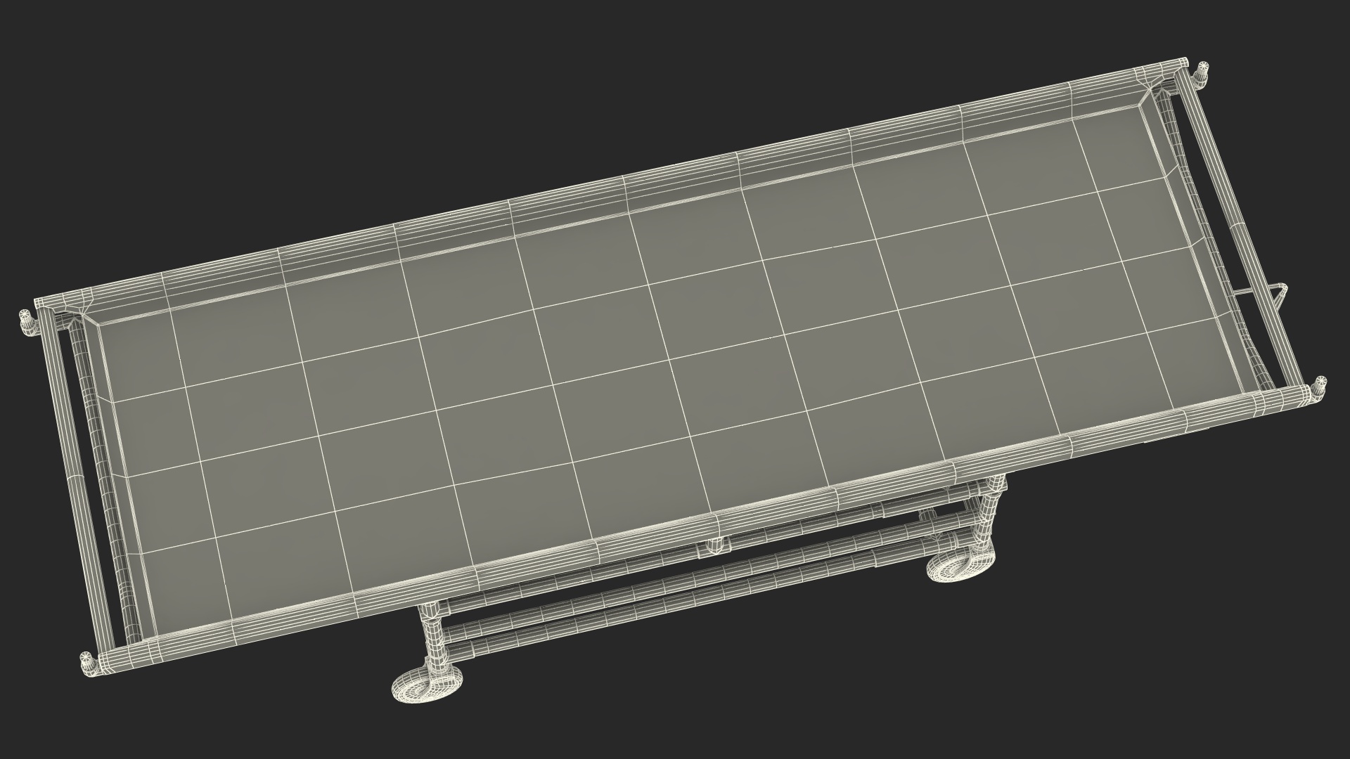 3D model Medical Gurney CSI Jevett