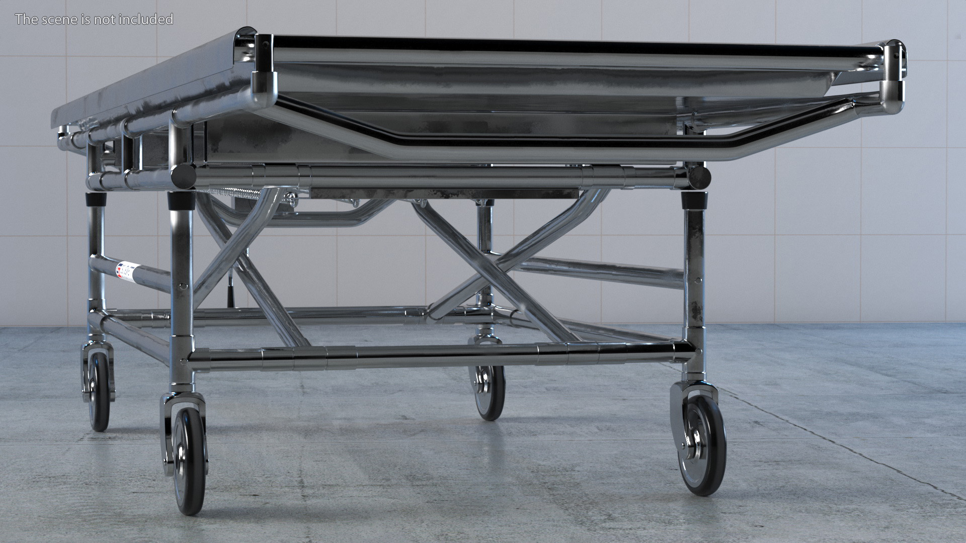 3D model Medical Gurney CSI Jevett