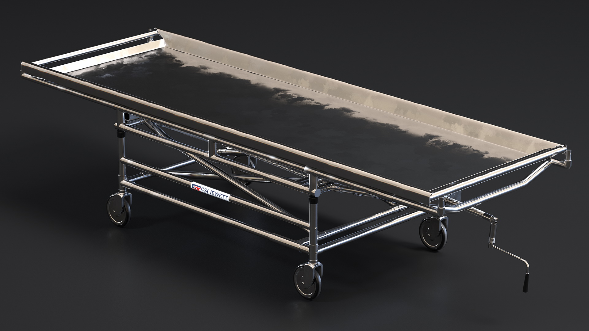 3D model Medical Gurney CSI Jevett