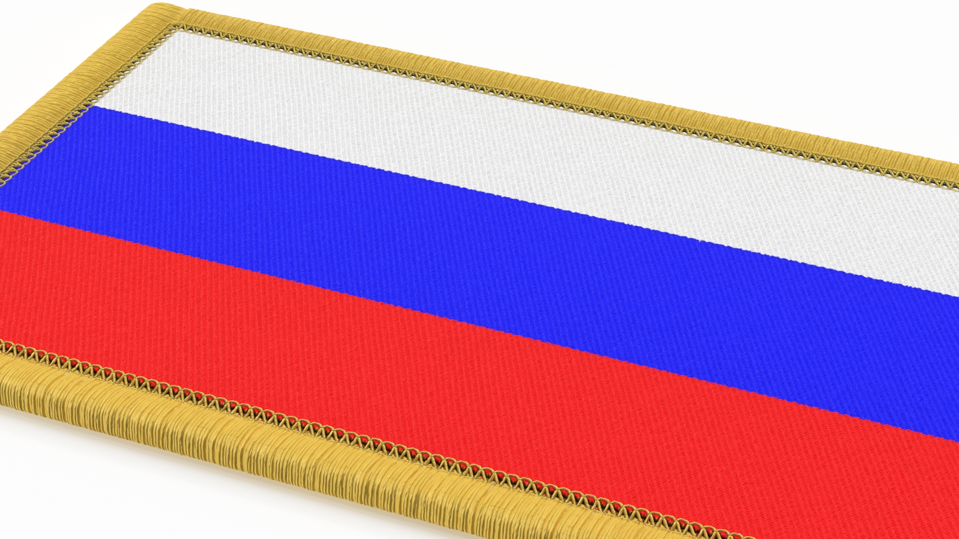 Russia Flag Patch 3D