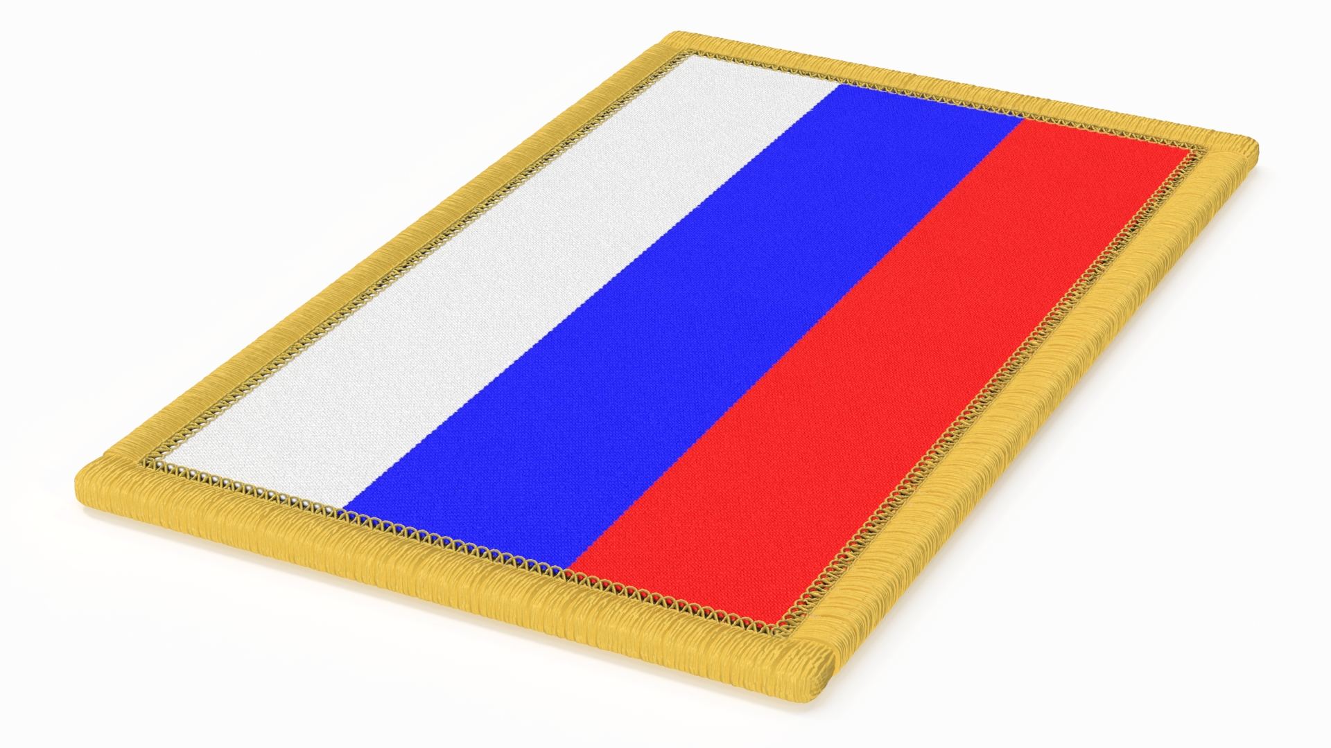 Russia Flag Patch 3D