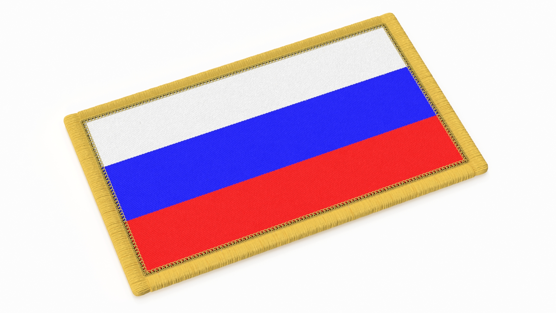 Russia Flag Patch 3D