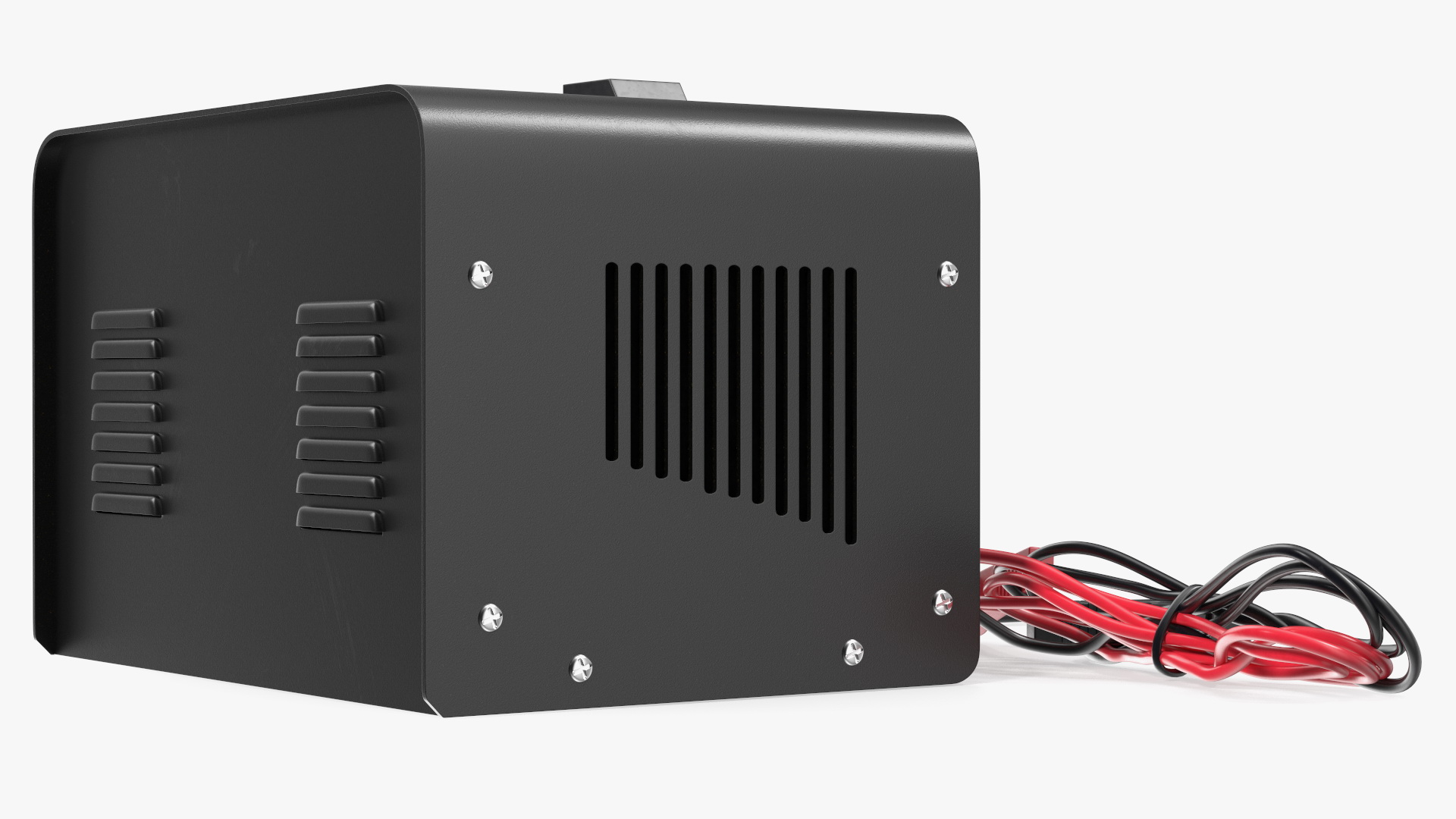 3D Portable Car Battery Charge Black model
