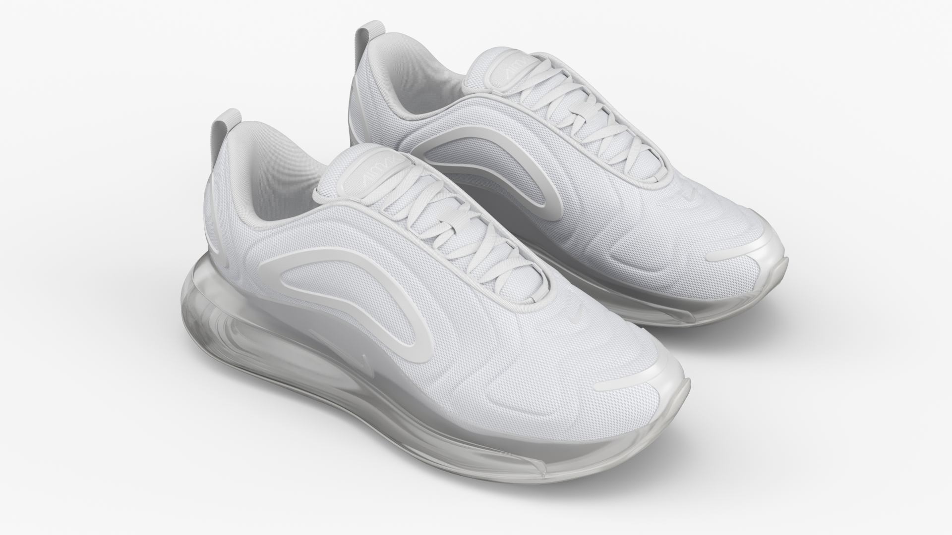 3D Nike Air 720 White model