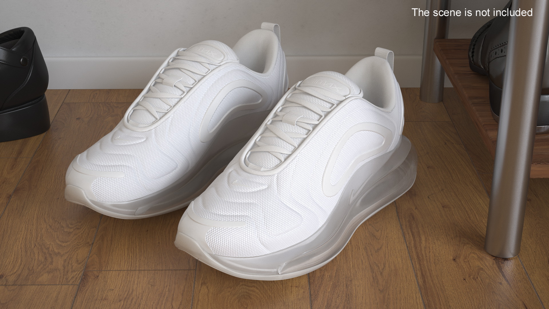 3D Nike Air 720 White model