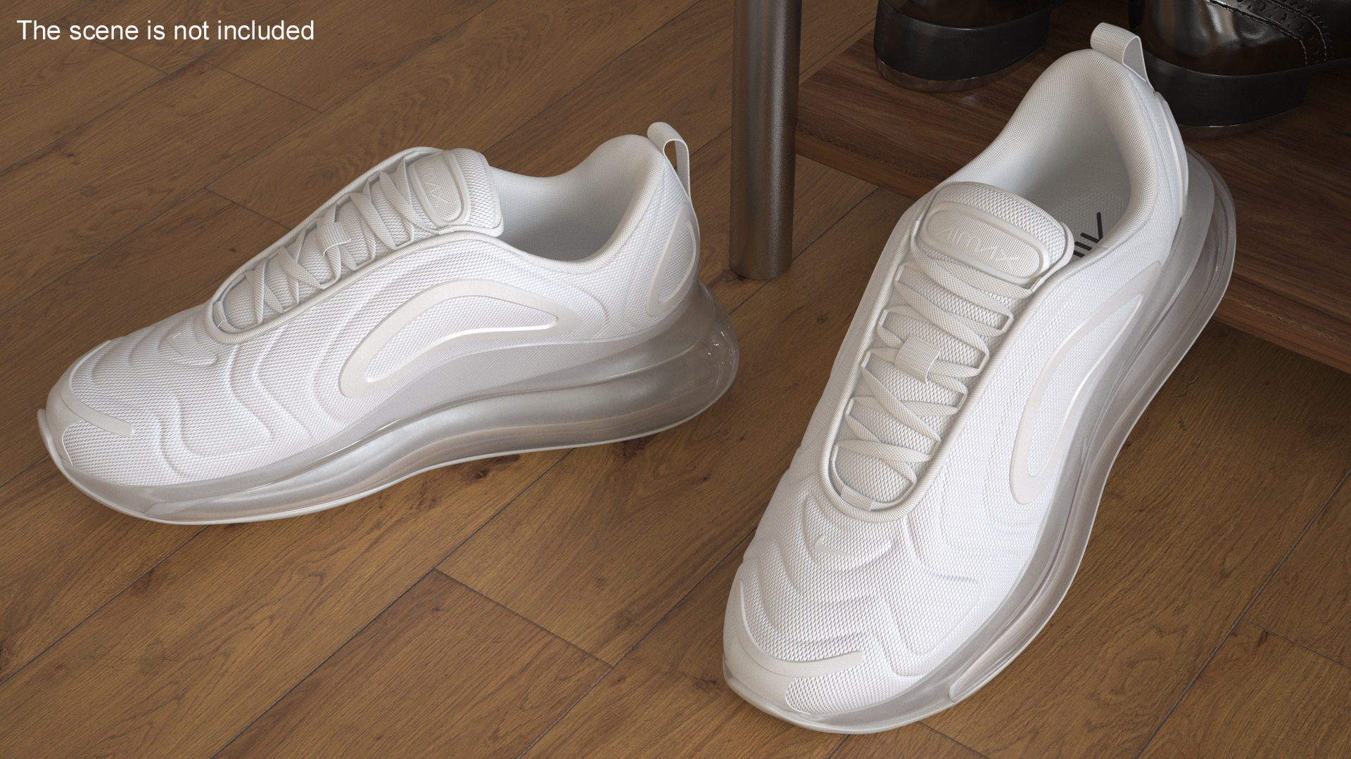 3D Nike Air 720 White model