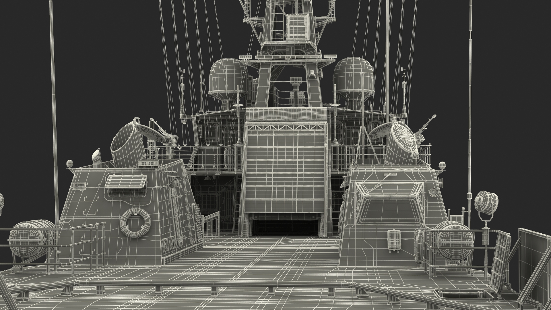 3D Russian Coast Guard Ship 22460 Okhotnik Rigged