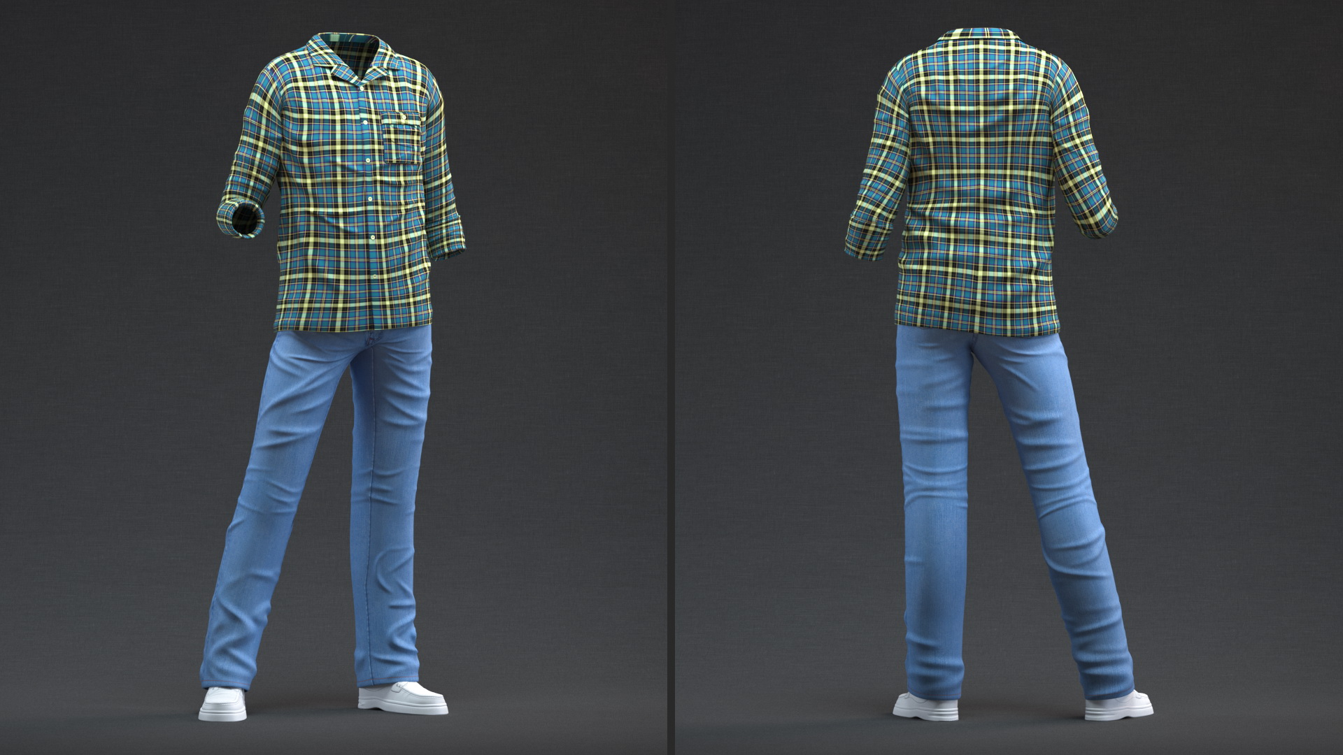Men Homewear 3D
