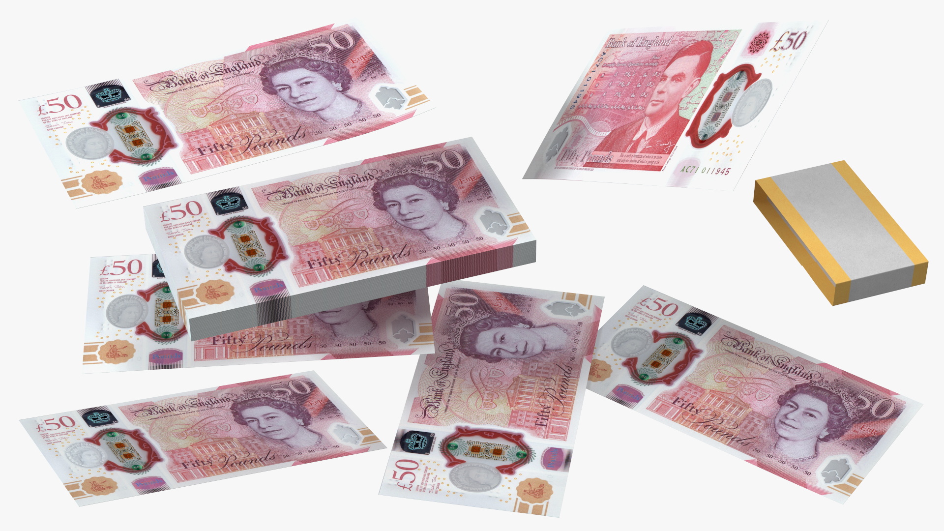 3D Heap of Money model