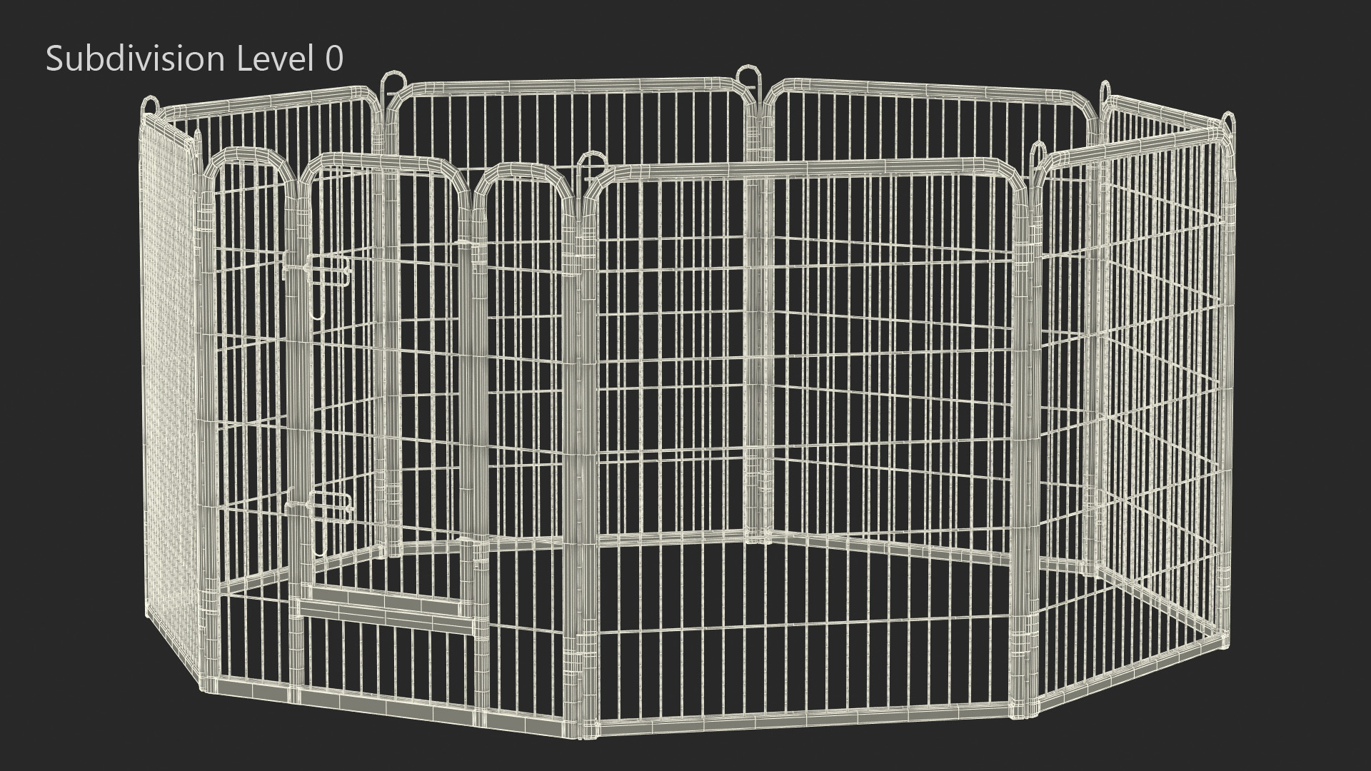 3D Octagonal Playpen for Dogs