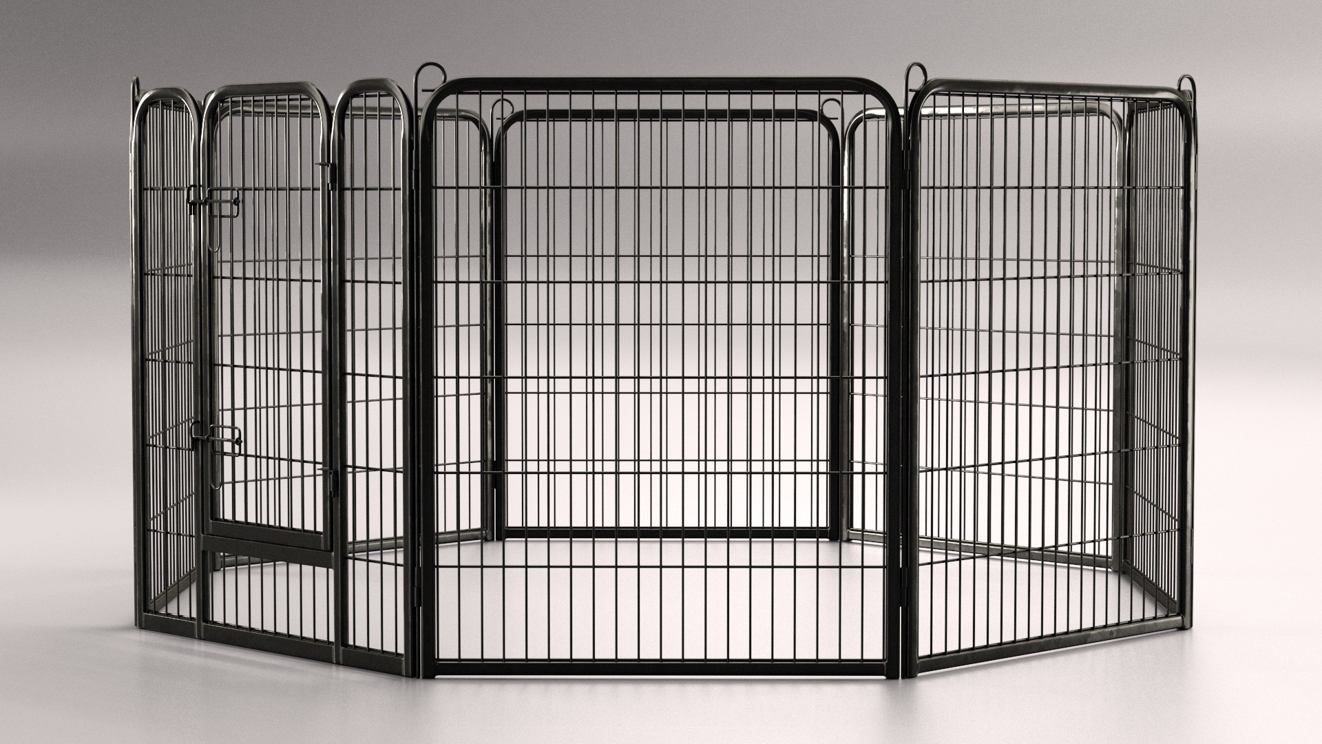 3D Octagonal Playpen for Dogs