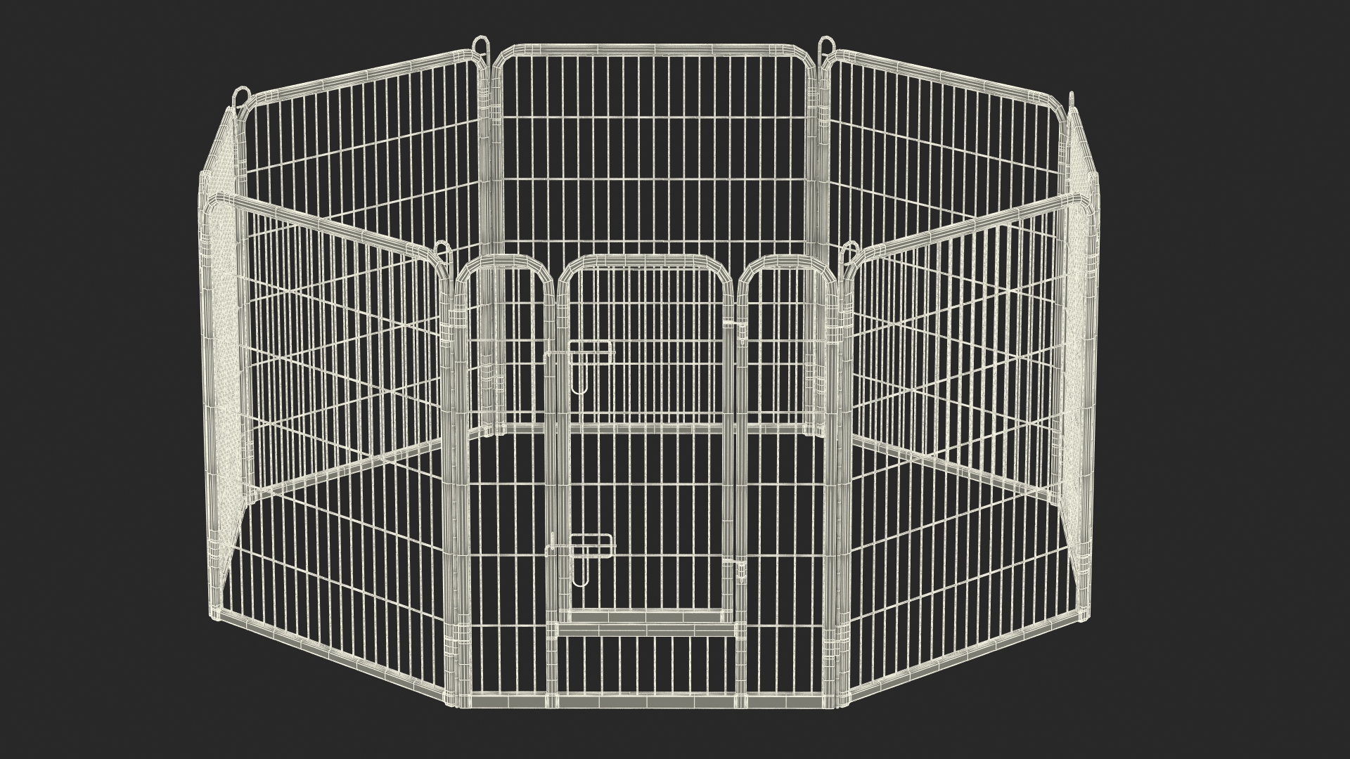 3D Octagonal Playpen for Dogs