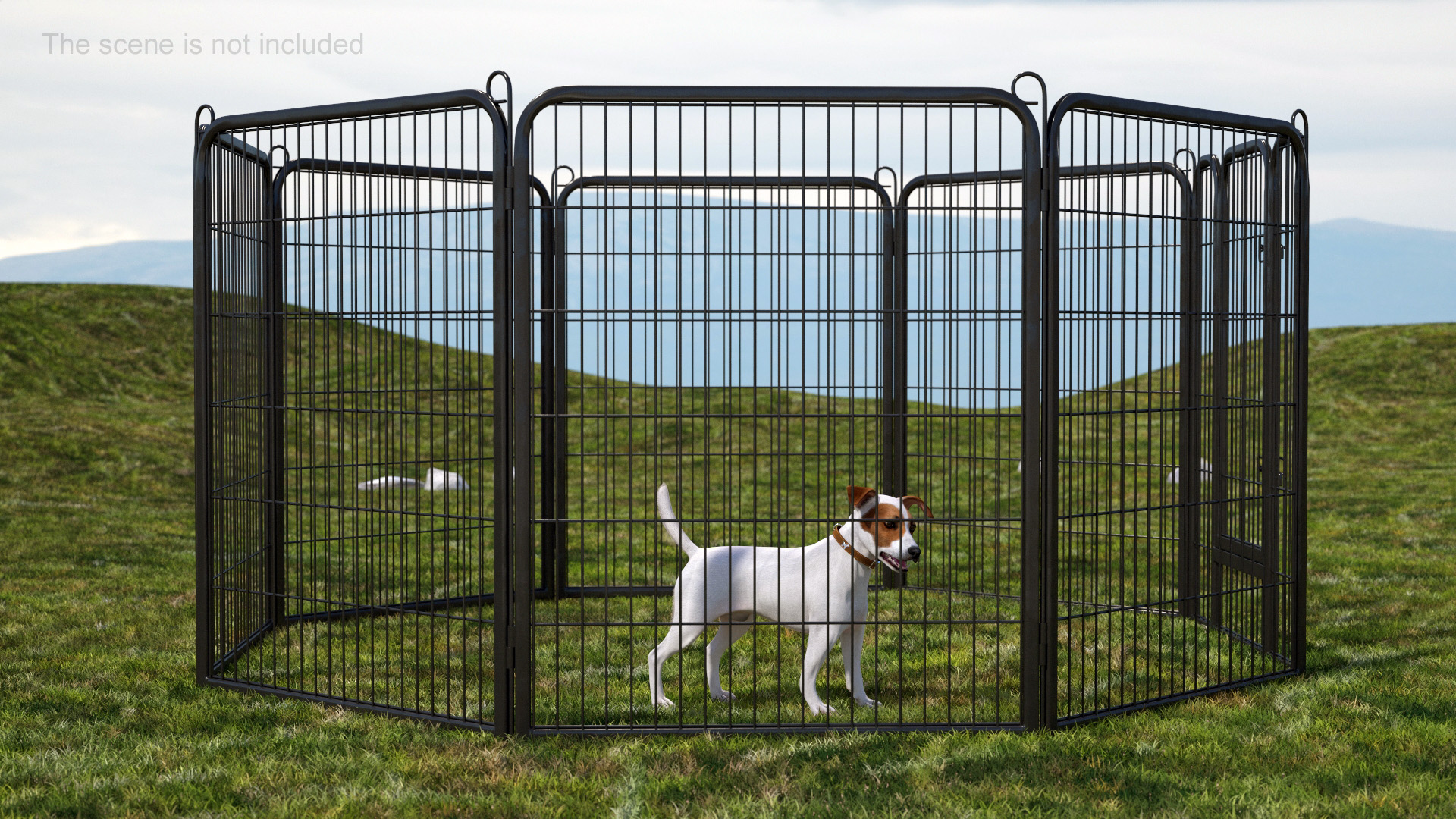 3D Octagonal Playpen for Dogs