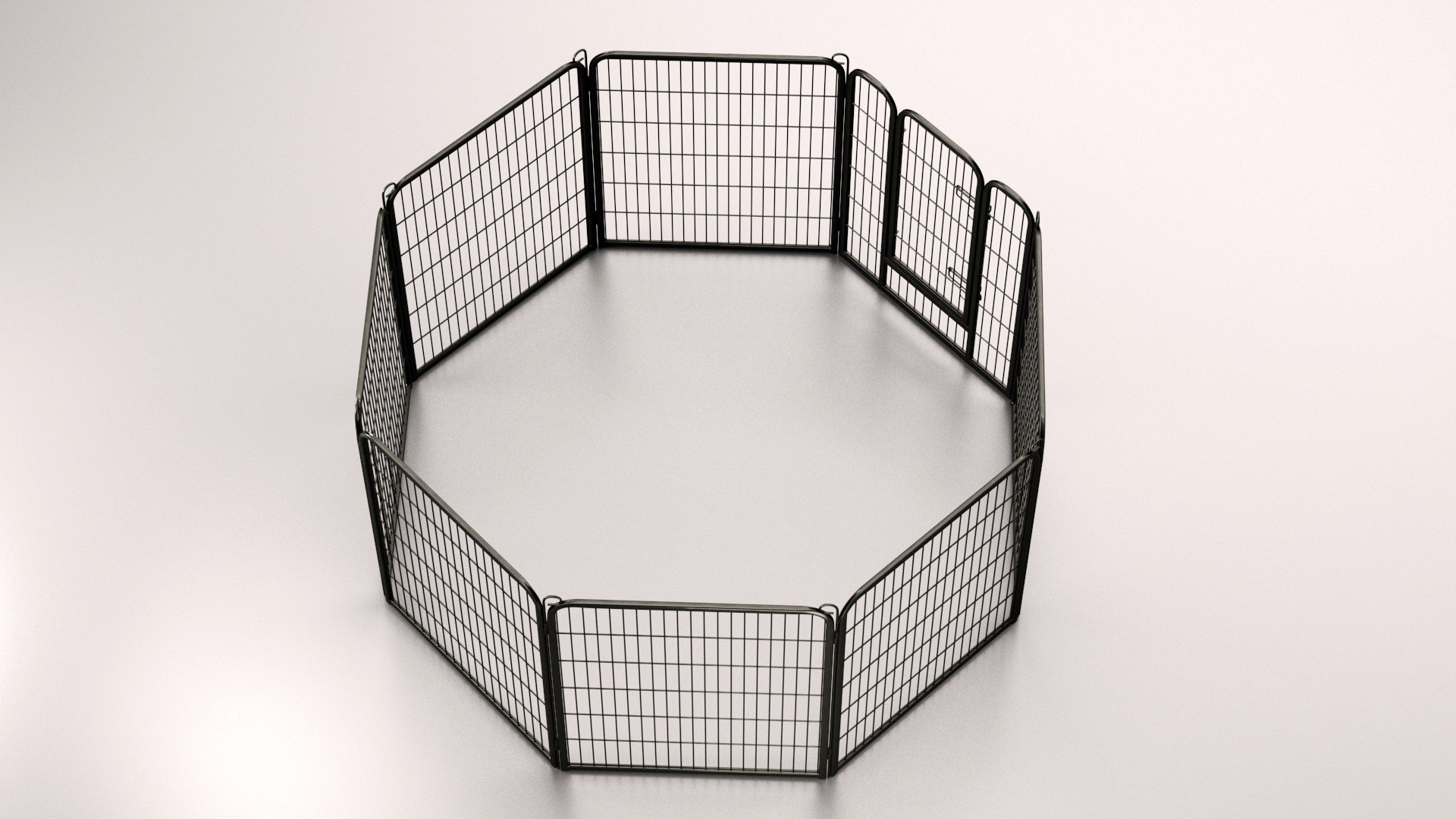 3D Octagonal Playpen for Dogs