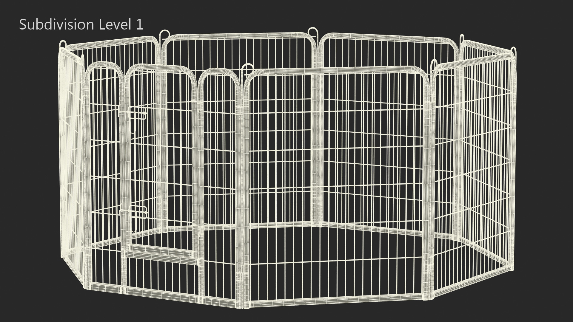 3D Octagonal Playpen for Dogs