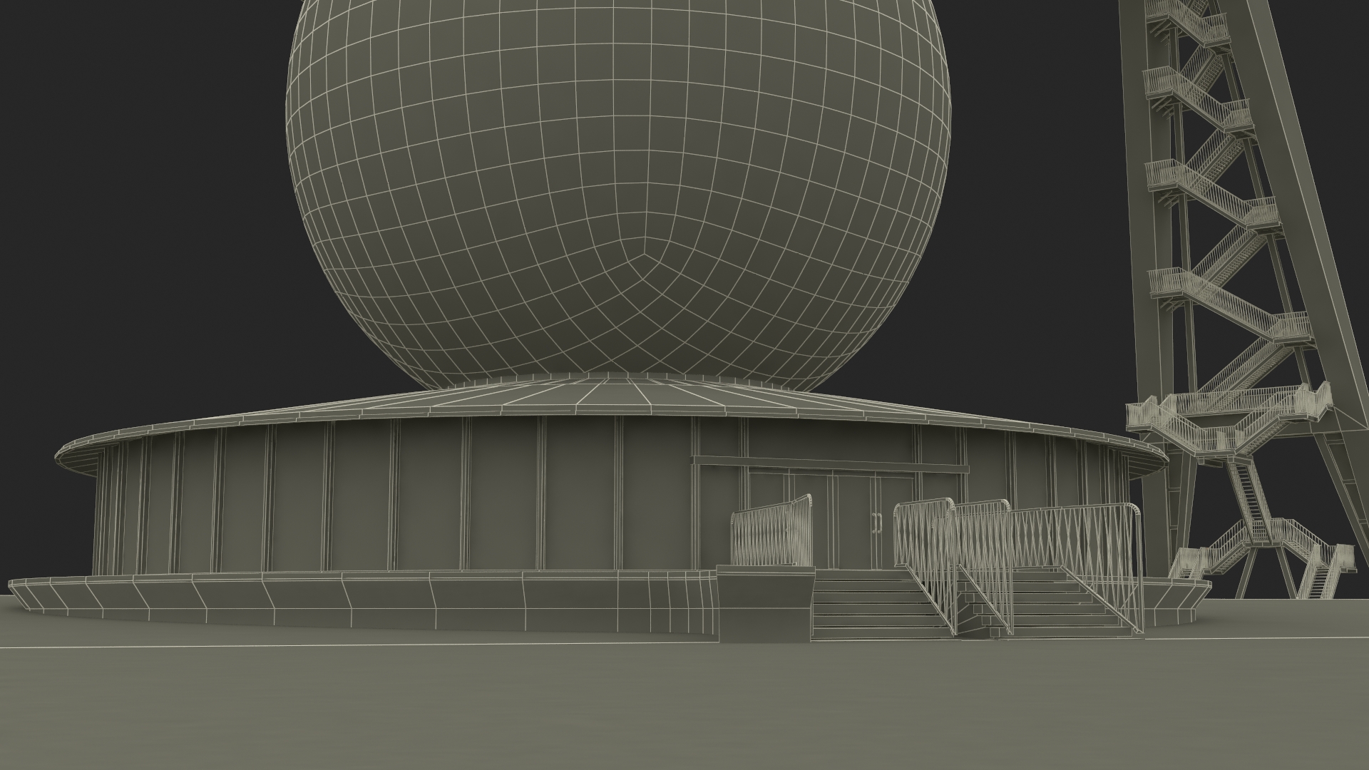 3D Atomium Building in Brussels model