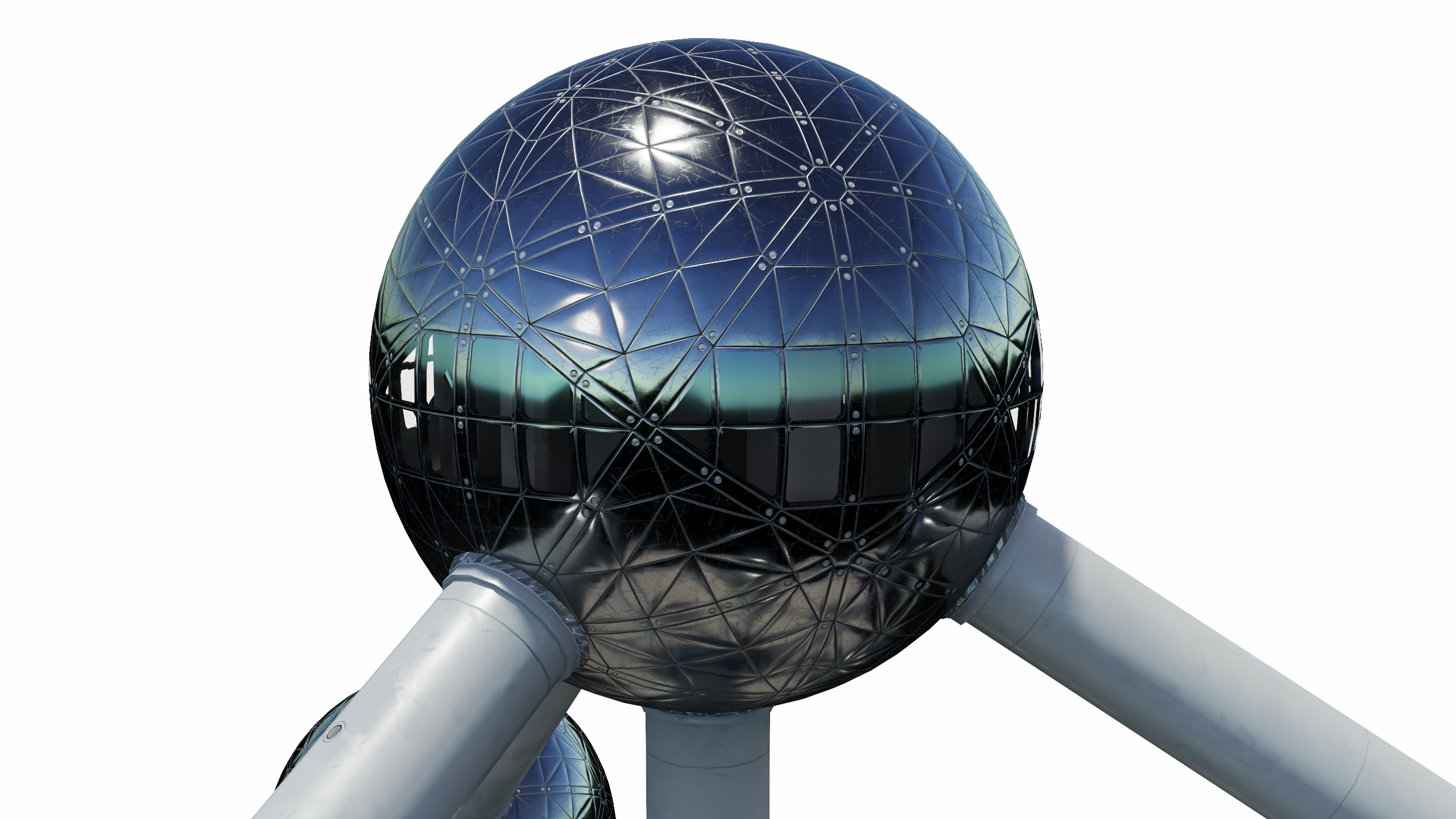 3D Atomium Building in Brussels model
