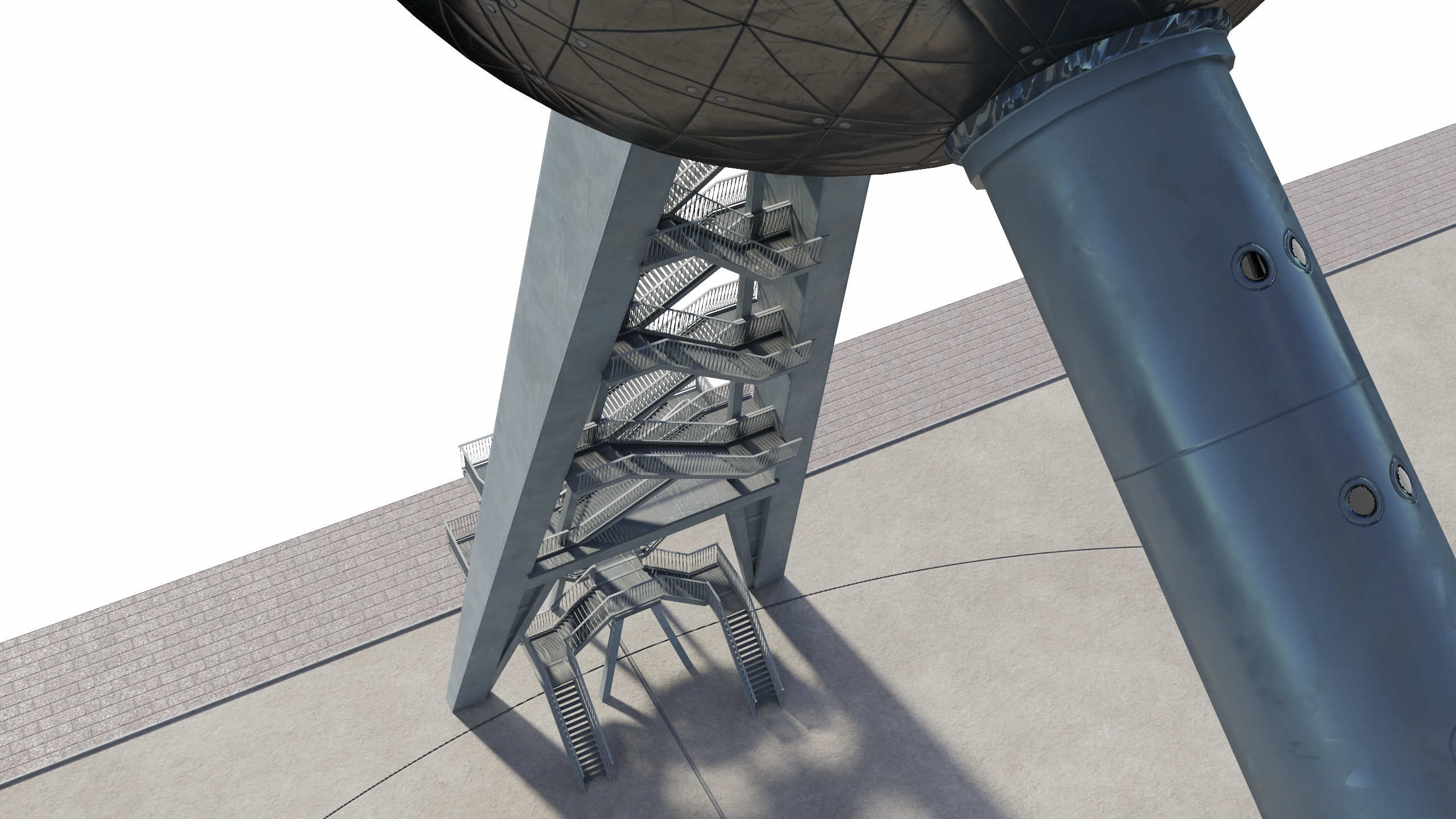 3D Atomium Building in Brussels model