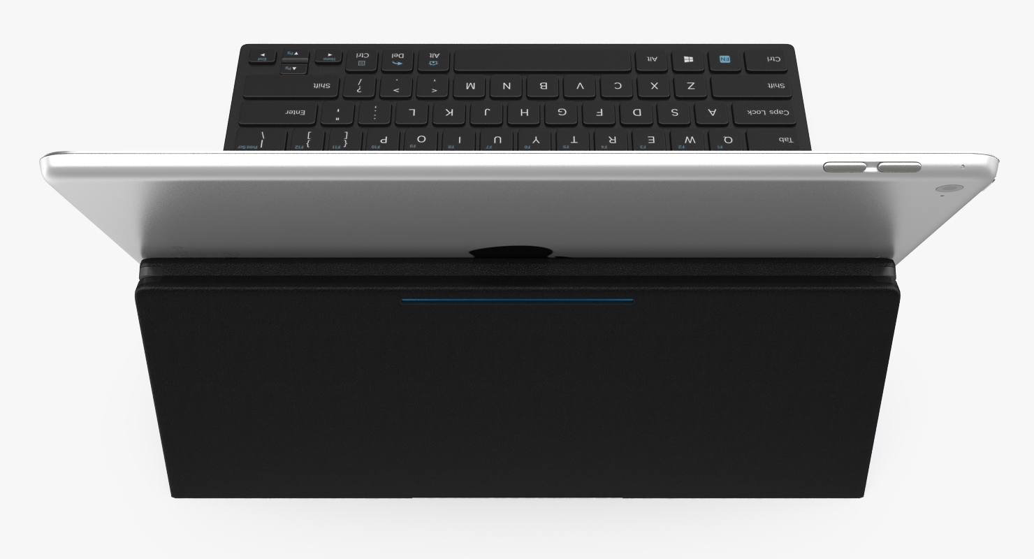 3D Logitech Tablet Keyboard with iPad Pro model
