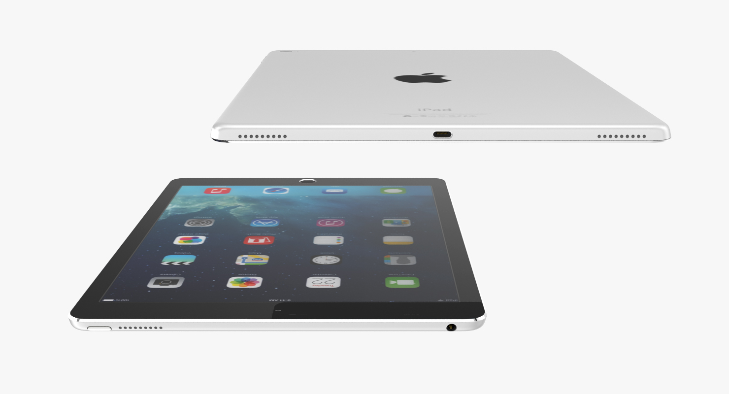 3D Logitech Tablet Keyboard with iPad Pro model