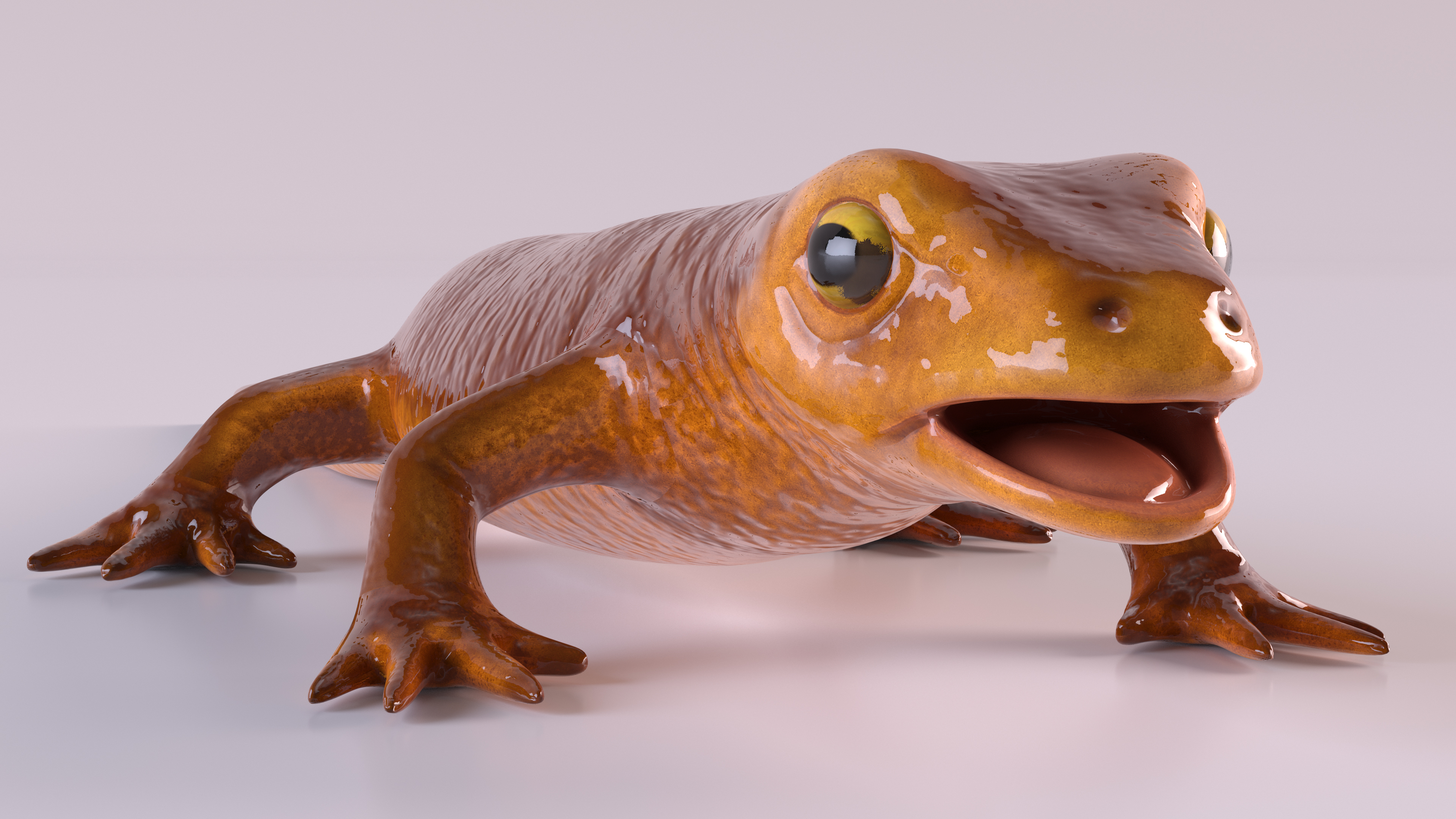 3D model California Newt