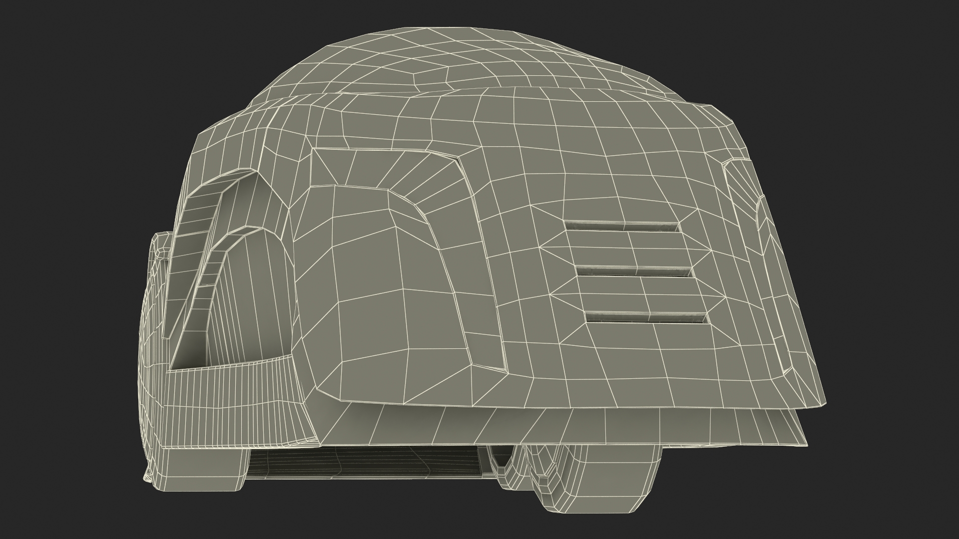Magic Tricycle Dark Grey 3D model