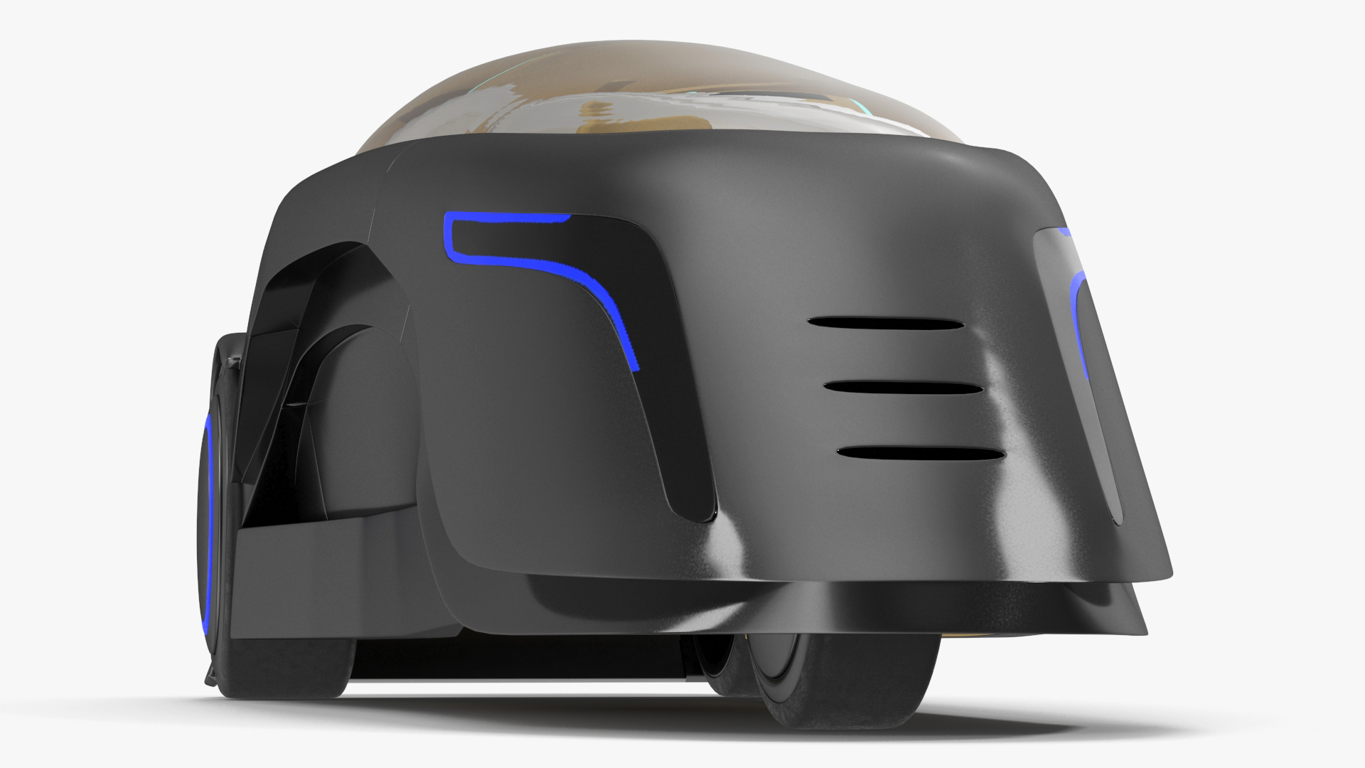 Magic Tricycle Dark Grey 3D model