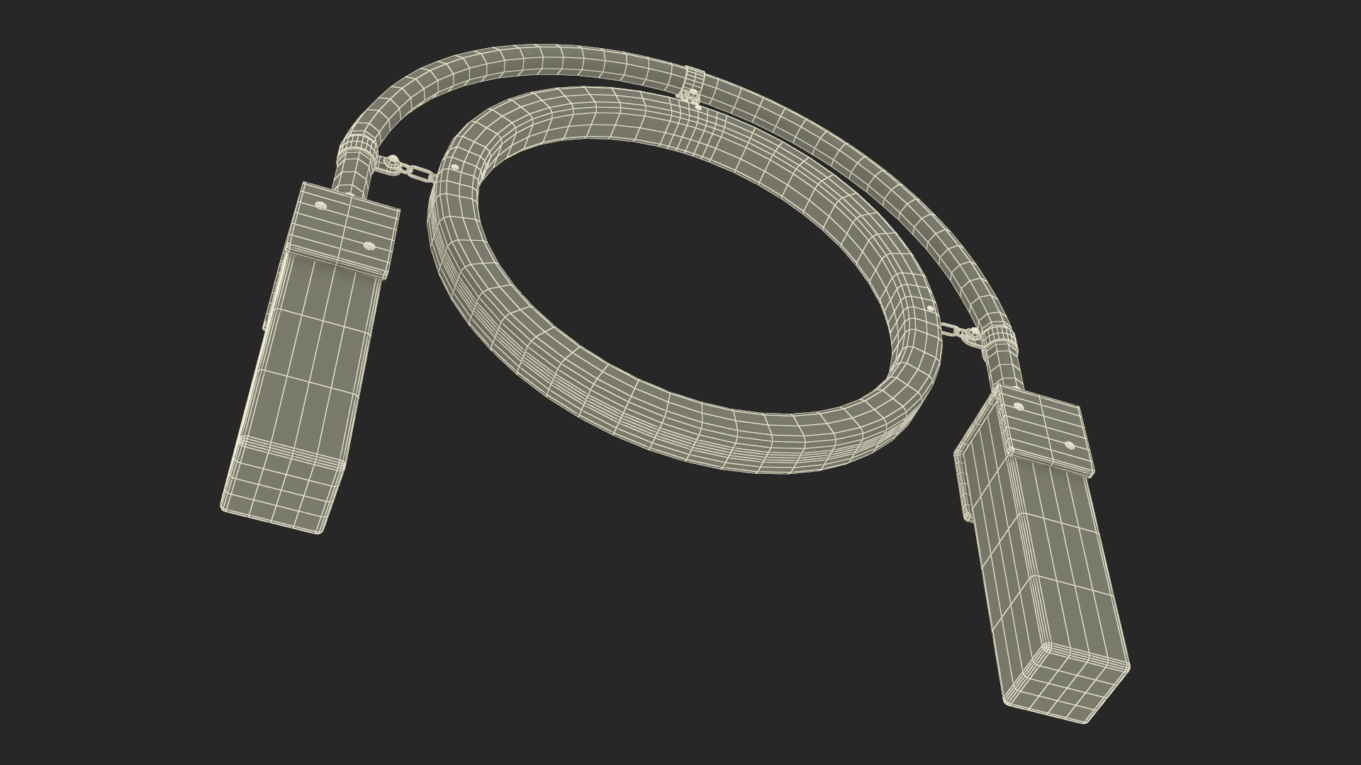 3D Red Hanging Ring for Dog Training Park model