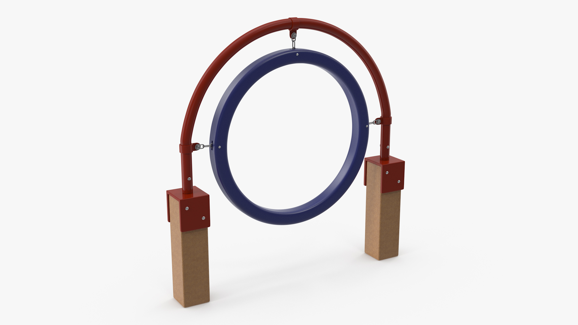 3D Red Hanging Ring for Dog Training Park model