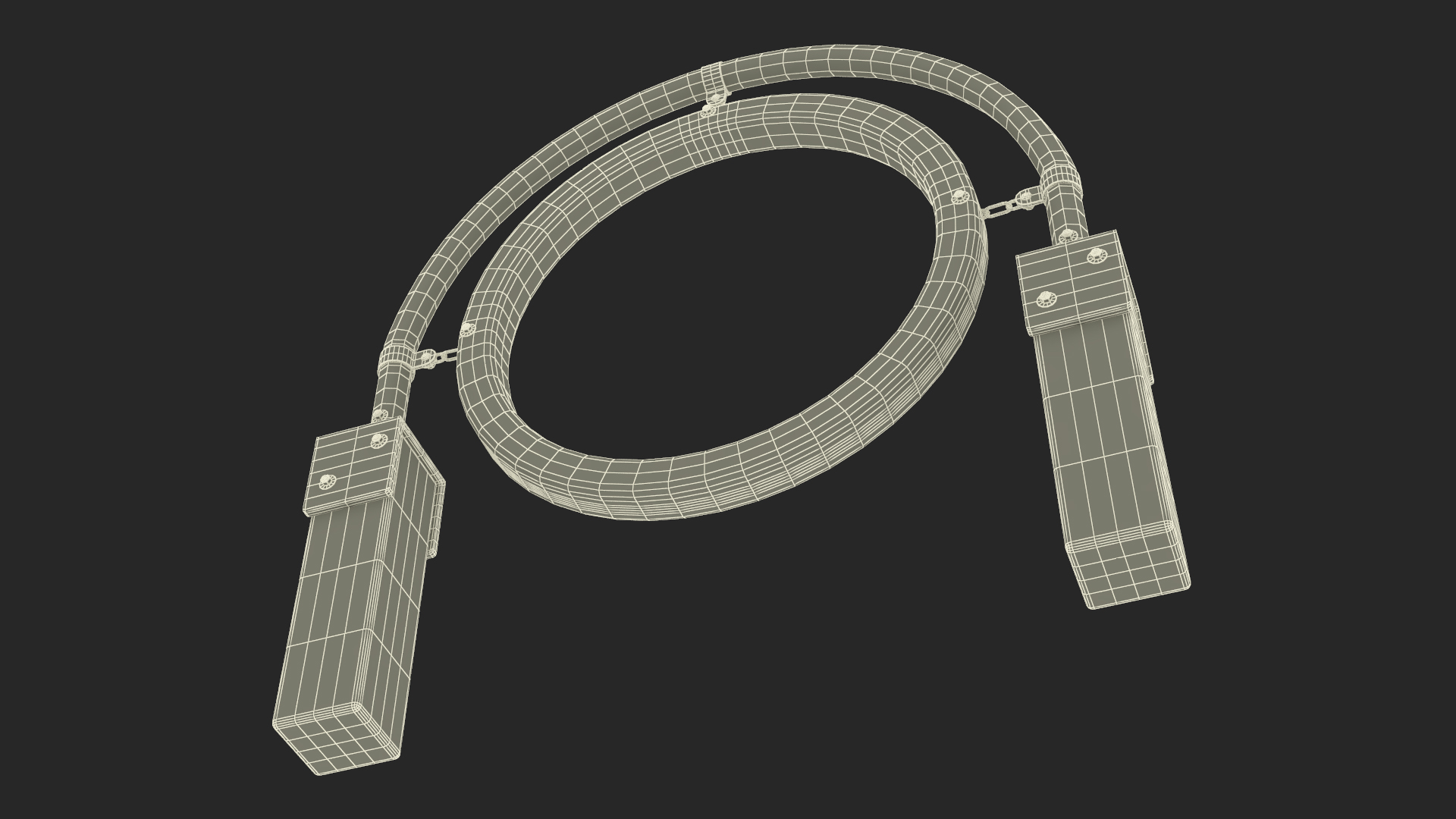 3D Red Hanging Ring for Dog Training Park model