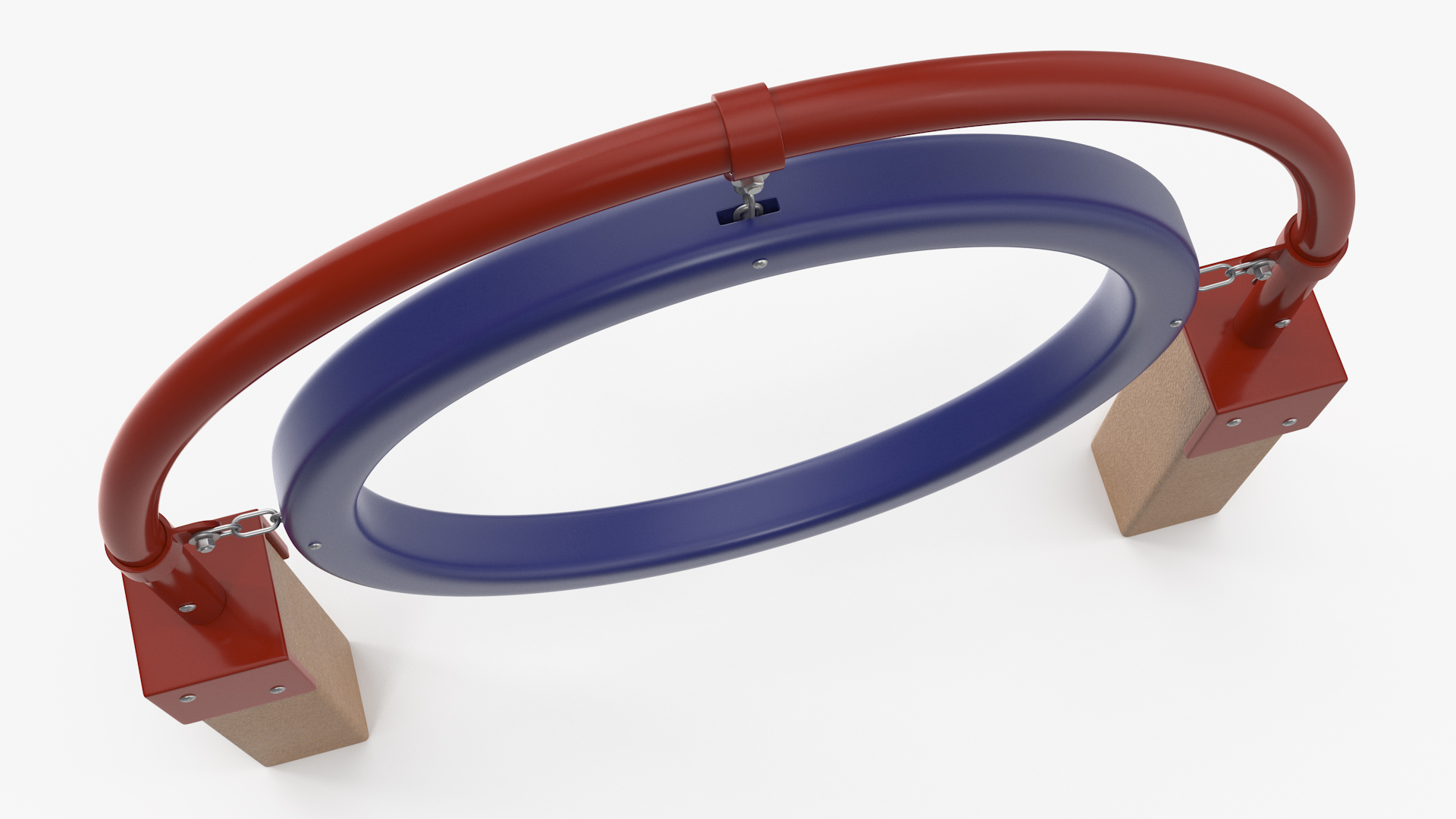 3D Red Hanging Ring for Dog Training Park model