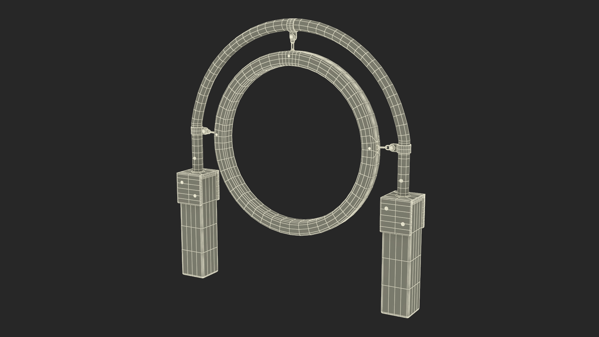 3D Red Hanging Ring for Dog Training Park model