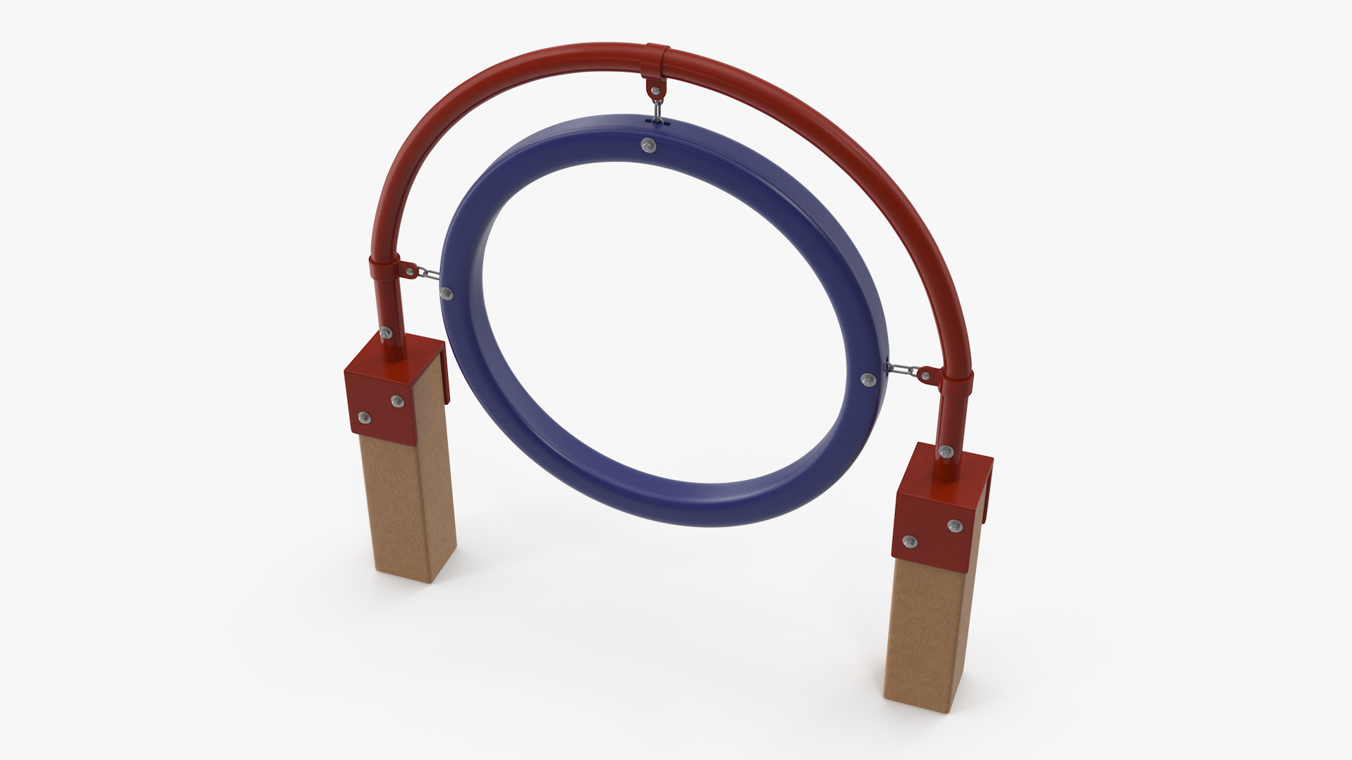 3D Red Hanging Ring for Dog Training Park model